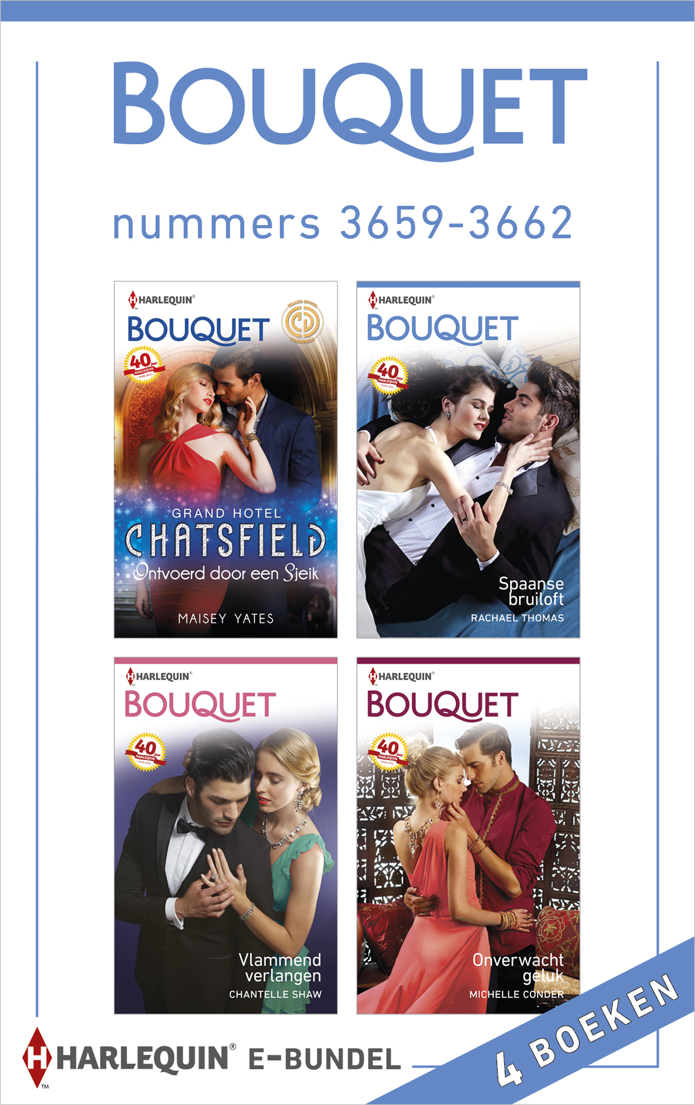 Omslag van Bouquet e-bundel nummers 3659-3662