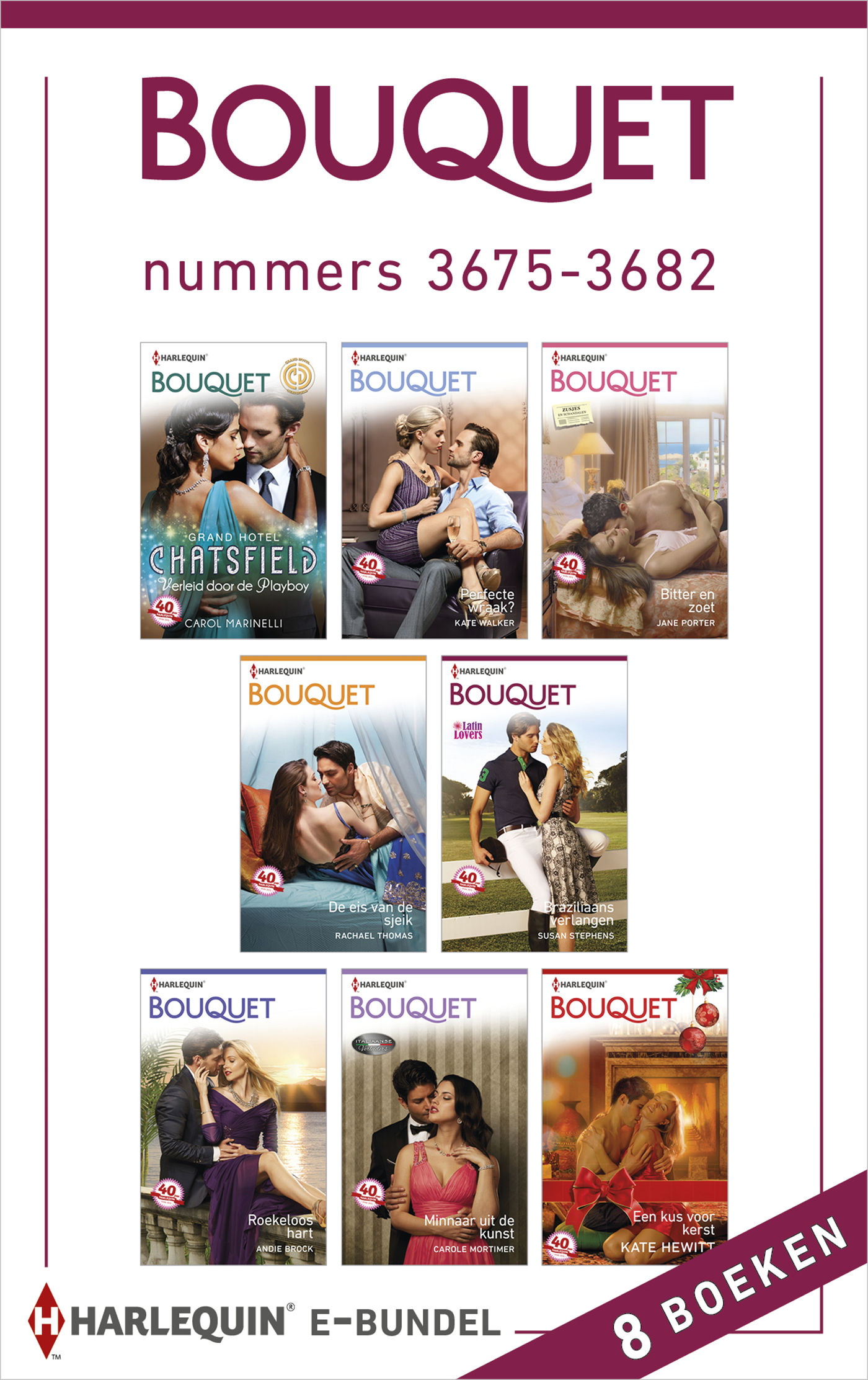 Omslag van Bouquet e-bundel nummers 3675-3682 (8-in-1)