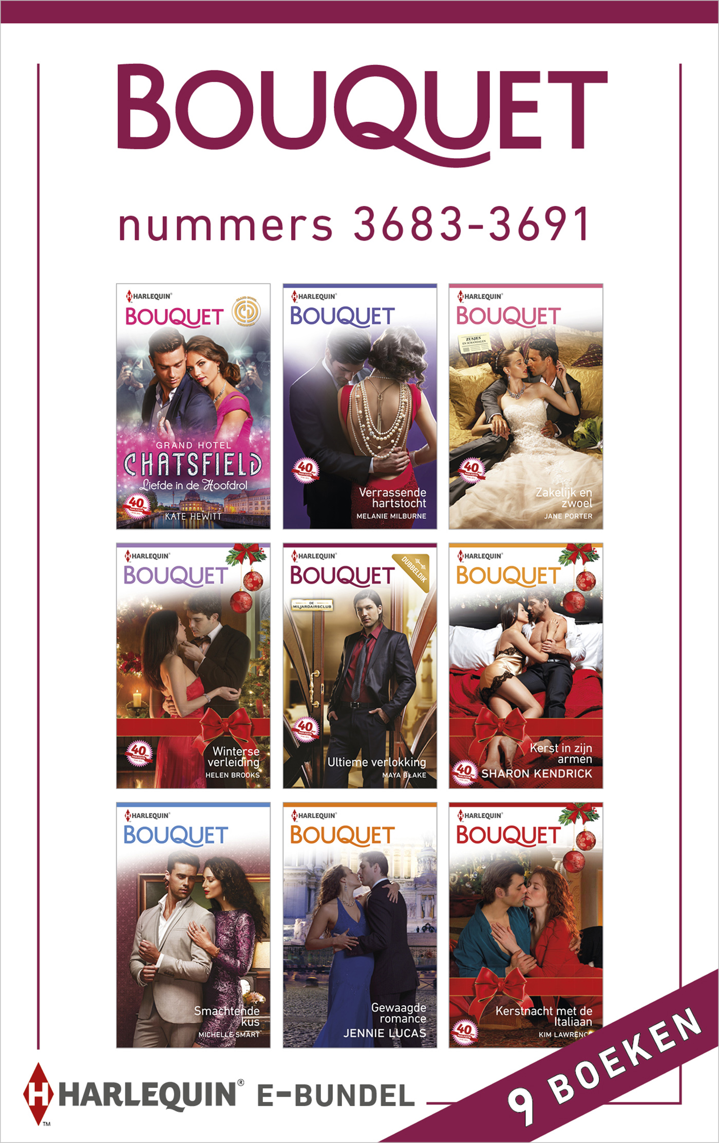 Omslag van Bouquet e-bundel nummers 3683-3691 (9-in-1)