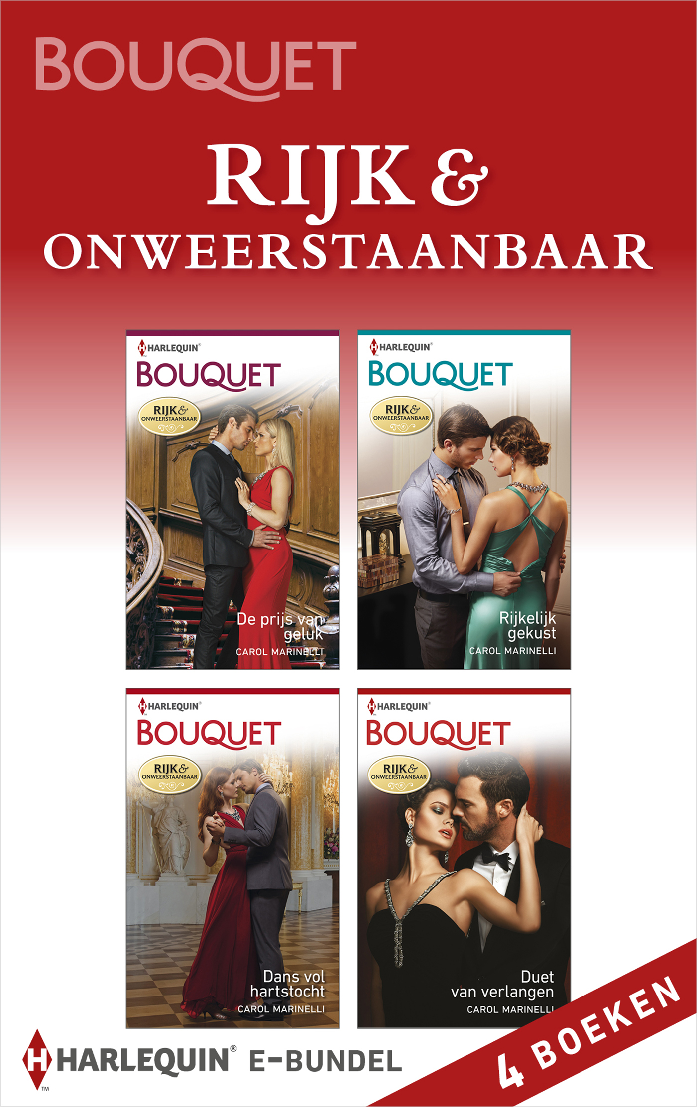 Omslag van Rijk en onweerstaanbaar (4-in-1)