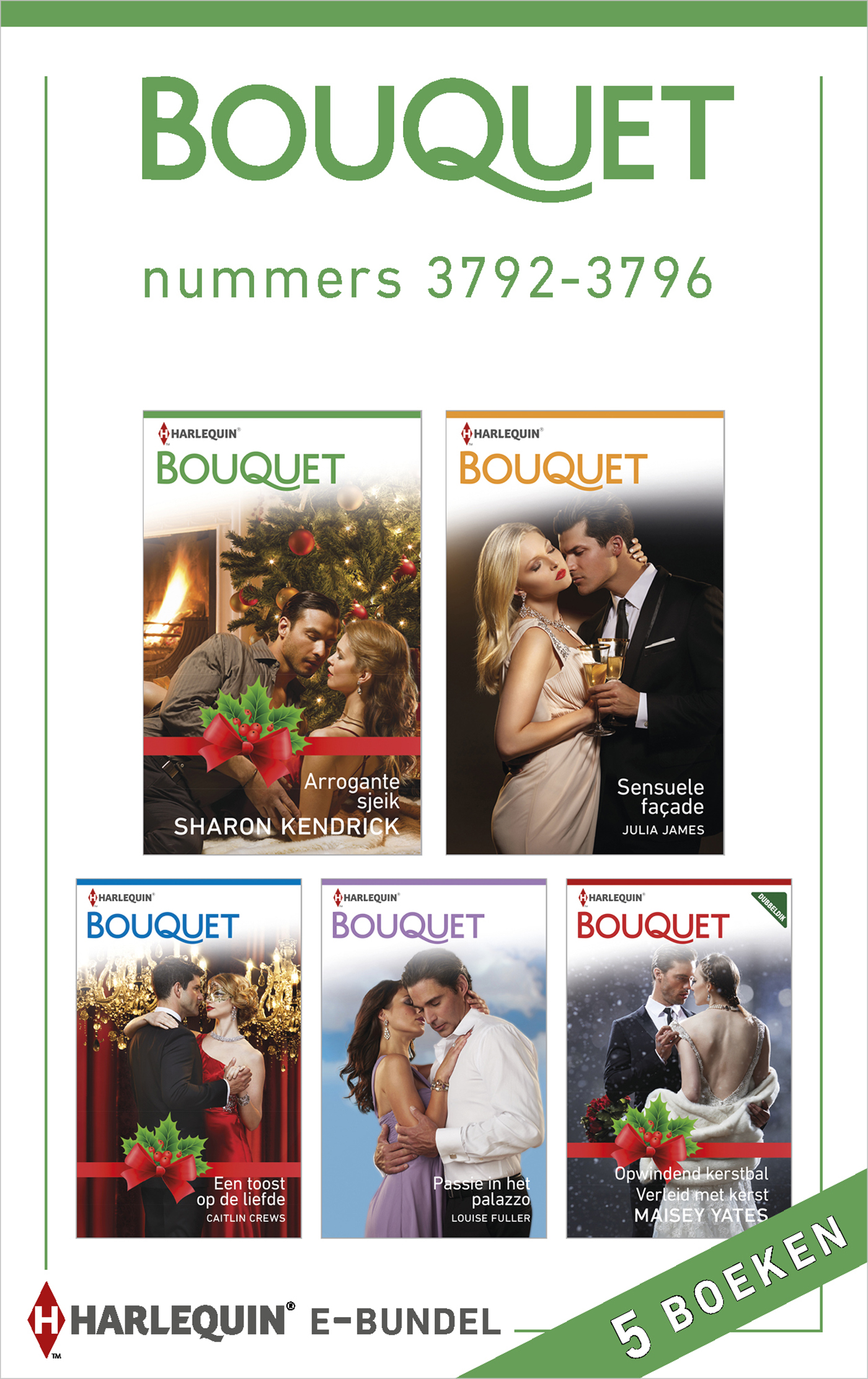 Omslag van Bouquet e-bundel nummers 3792-3896 (5-in-1)