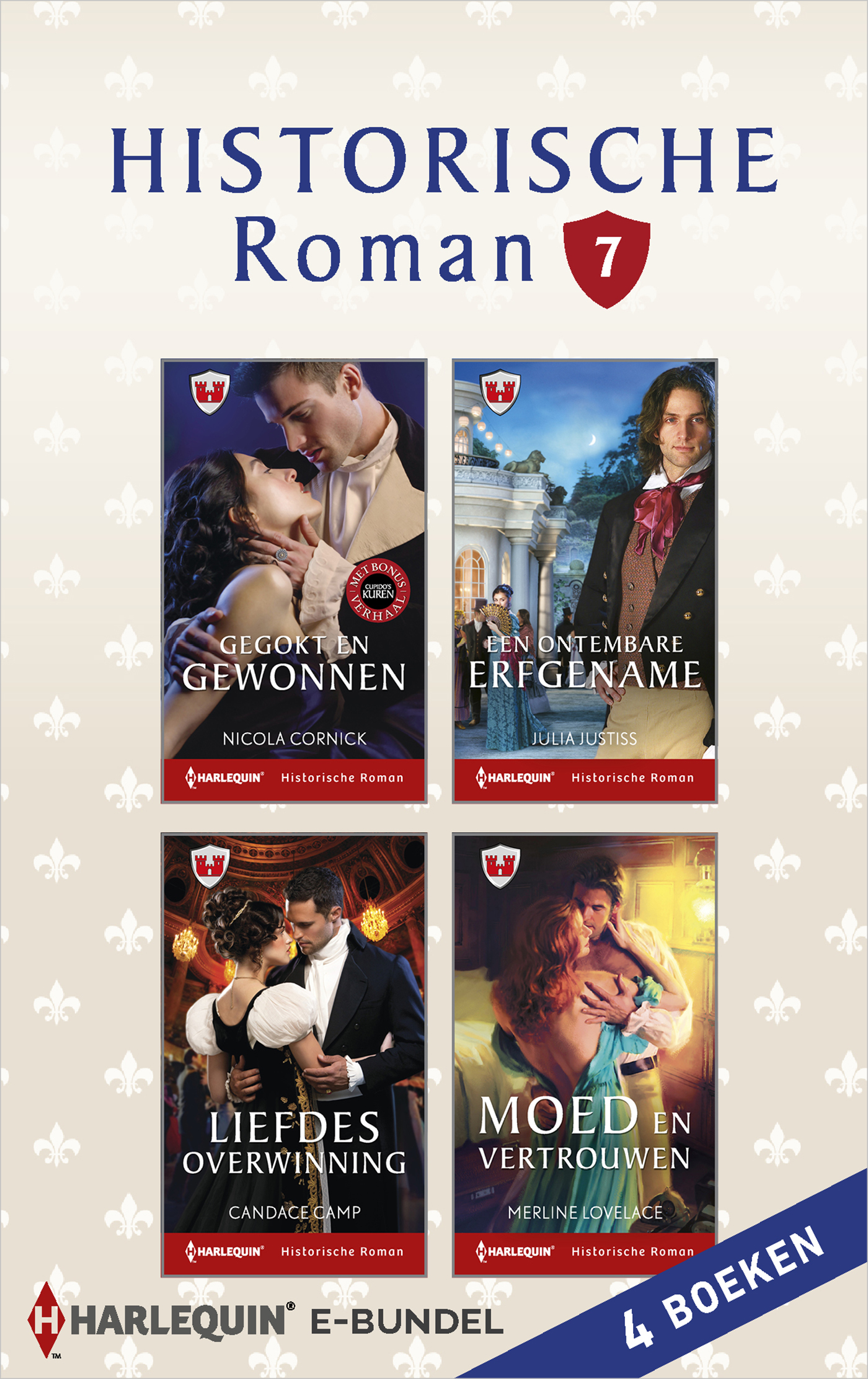 Omslag van Historische roman e-bundel 7 (4-in-1)