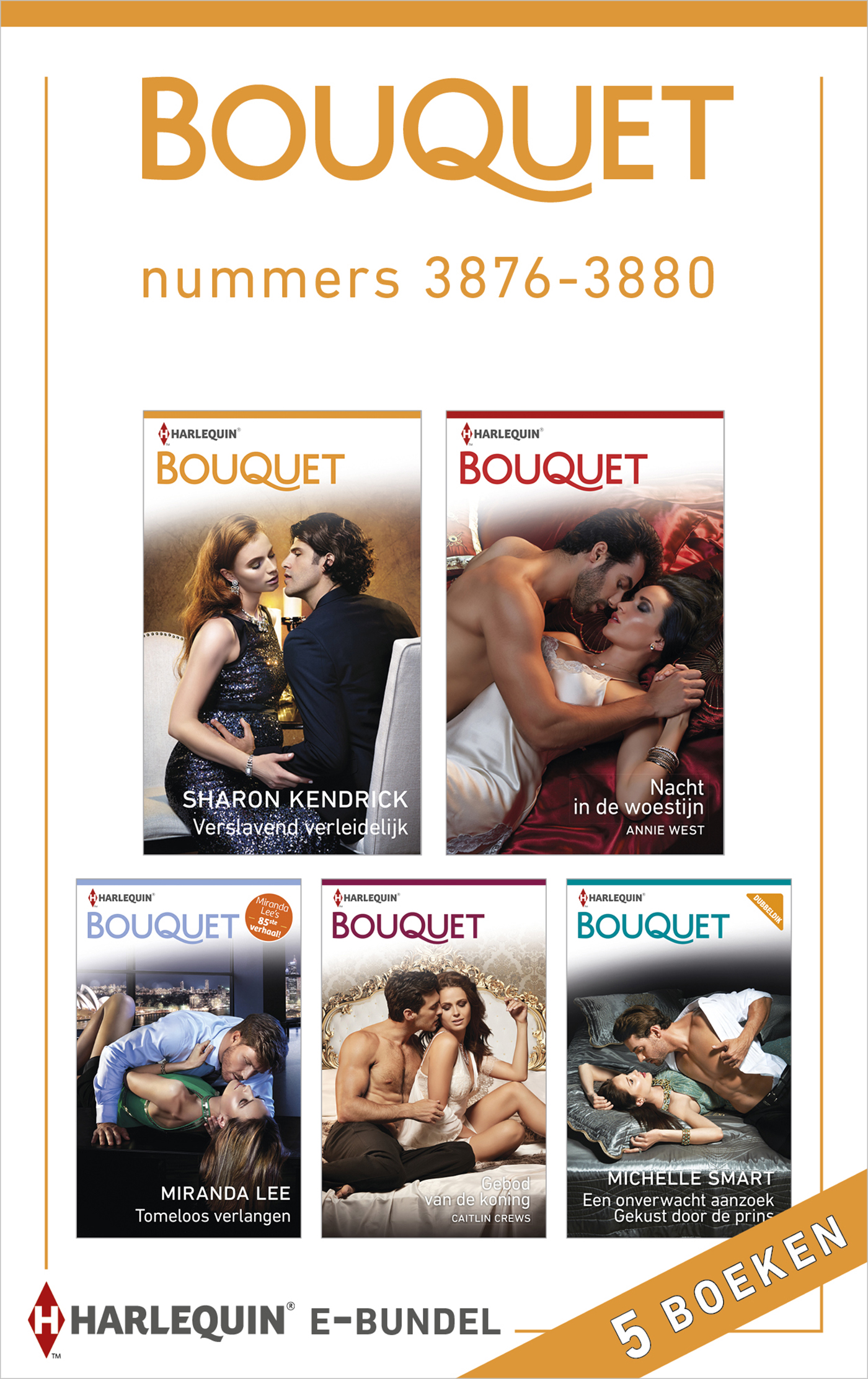 Omslag van Bouquet e-bundel nummers 3876 - 3880 (5-in-1)