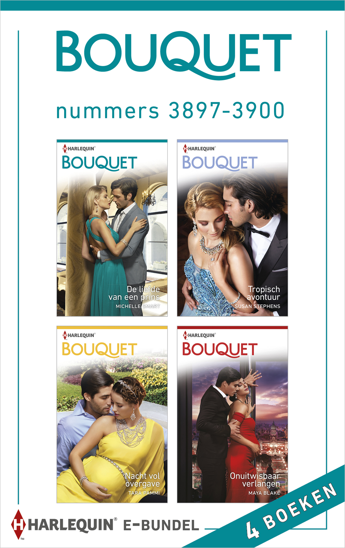Omslag van Bouquet e-bundel nummers 3897 - 3900
