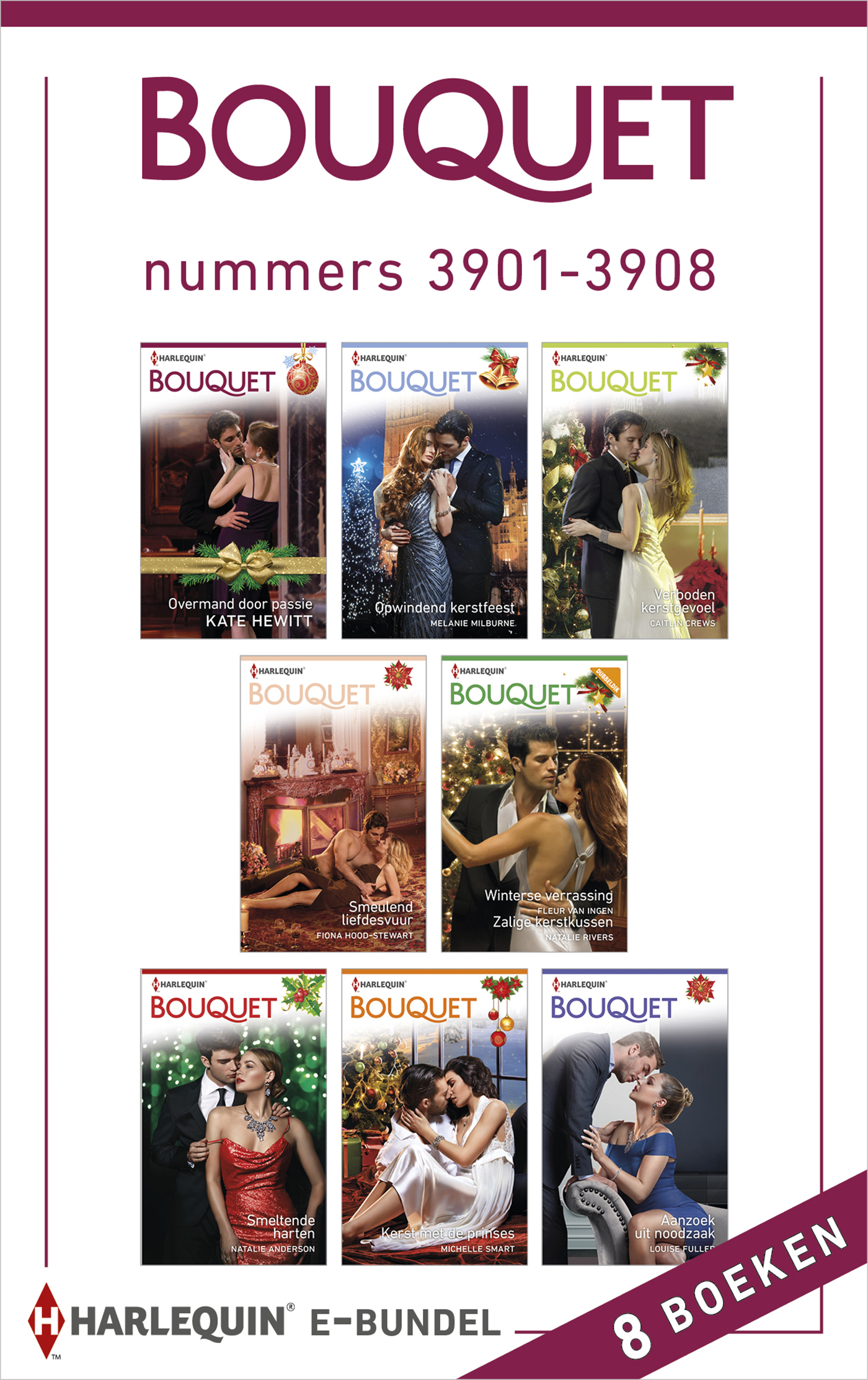 Omslag van Bouquet e-bundel nummers 3901 - 3908 (8-in-1)