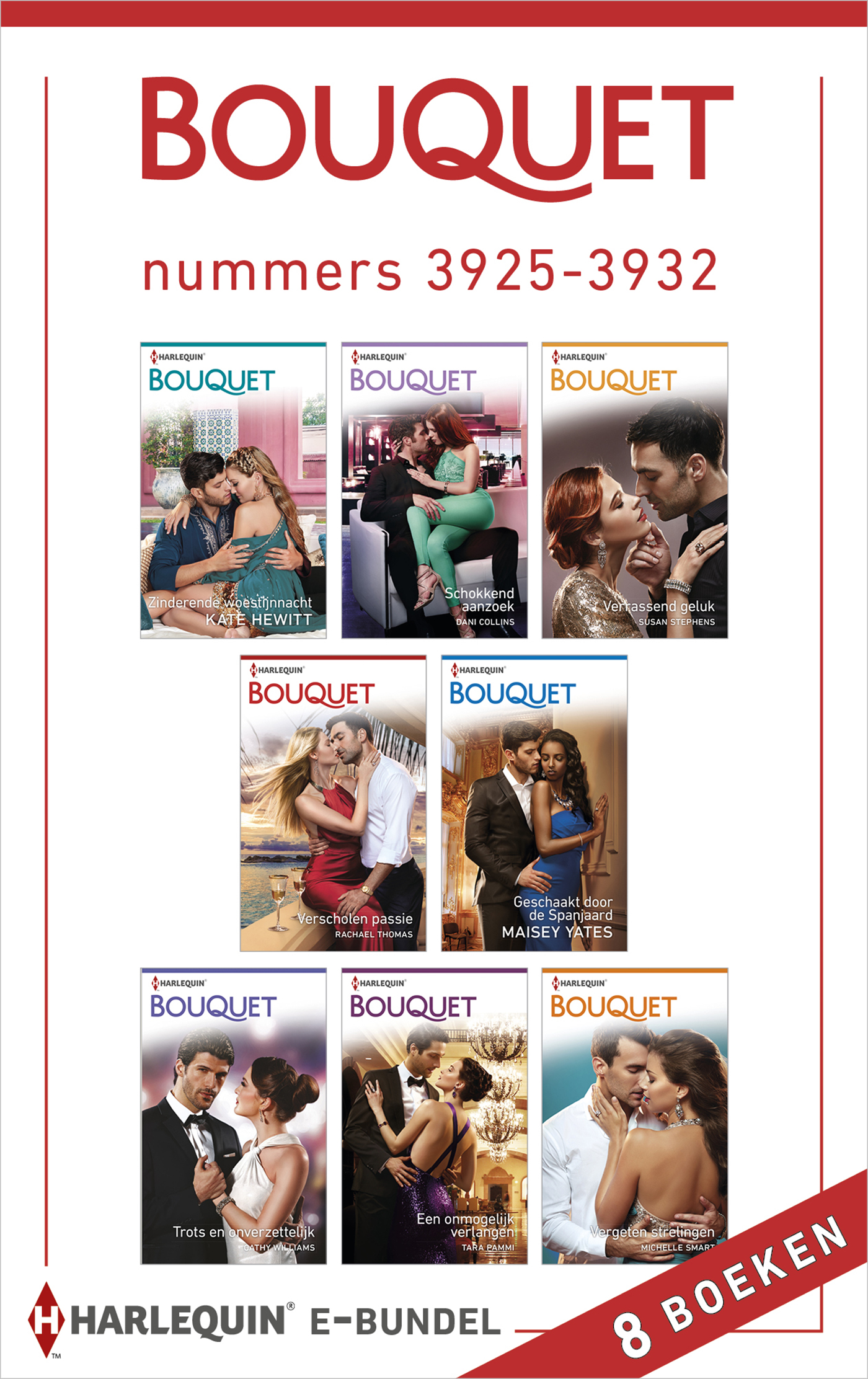 Omslag van Bouquet e-bundel nummers 3925 - 3932