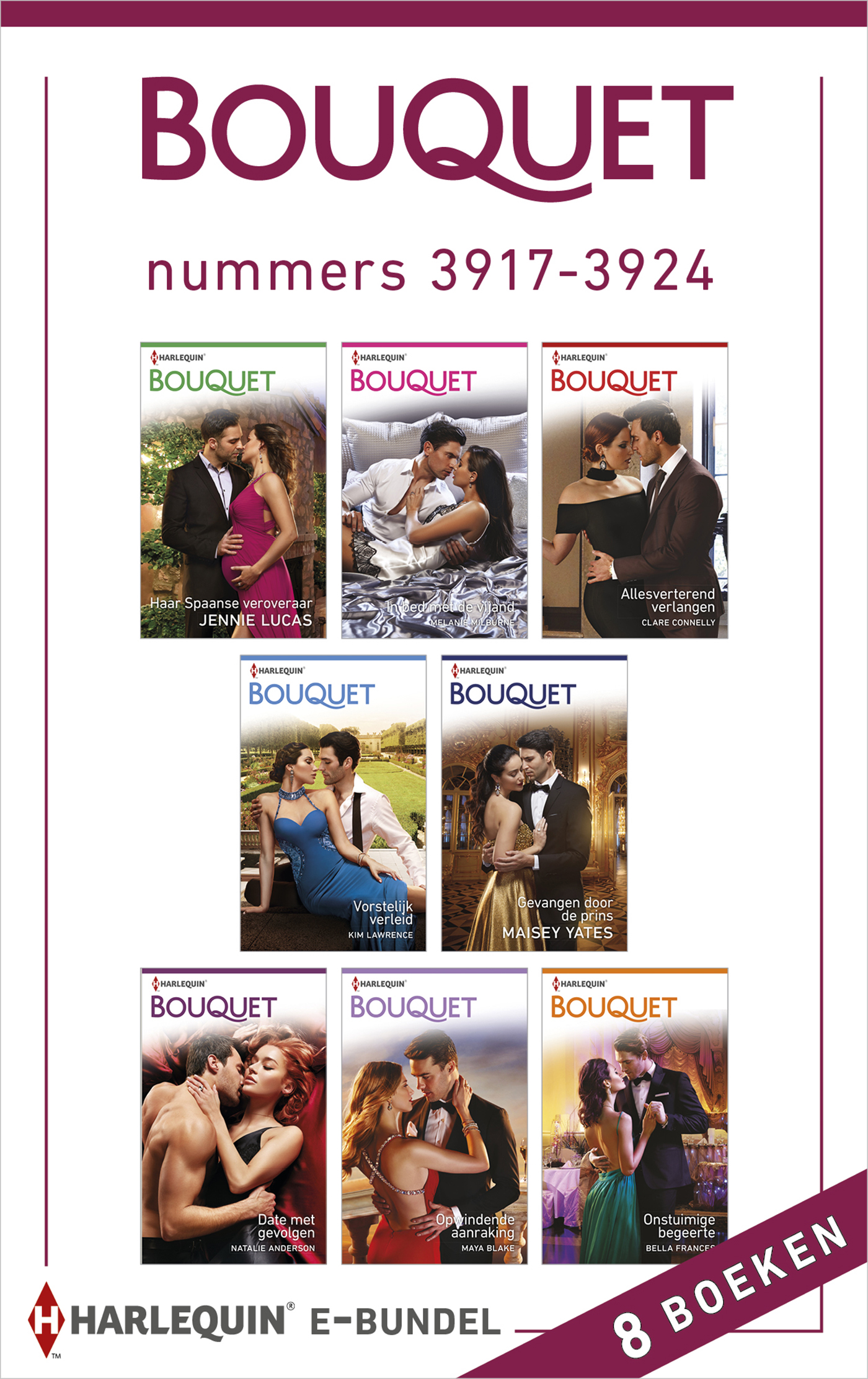 Omslag van Bouquet e-bundel nummers 3917 - 3924