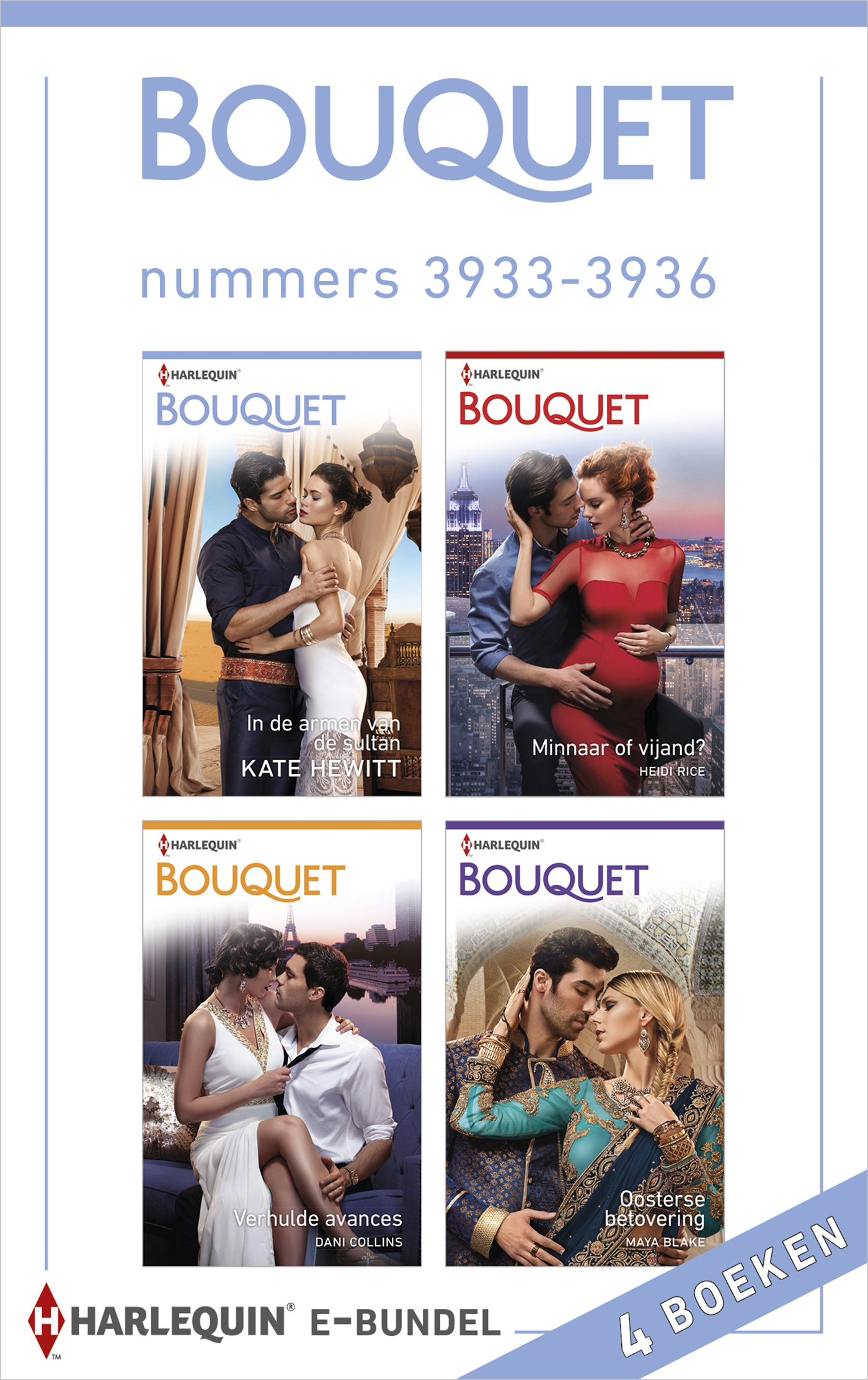 Omslag van Bouquet e-bundel nummers 3933 - 3936