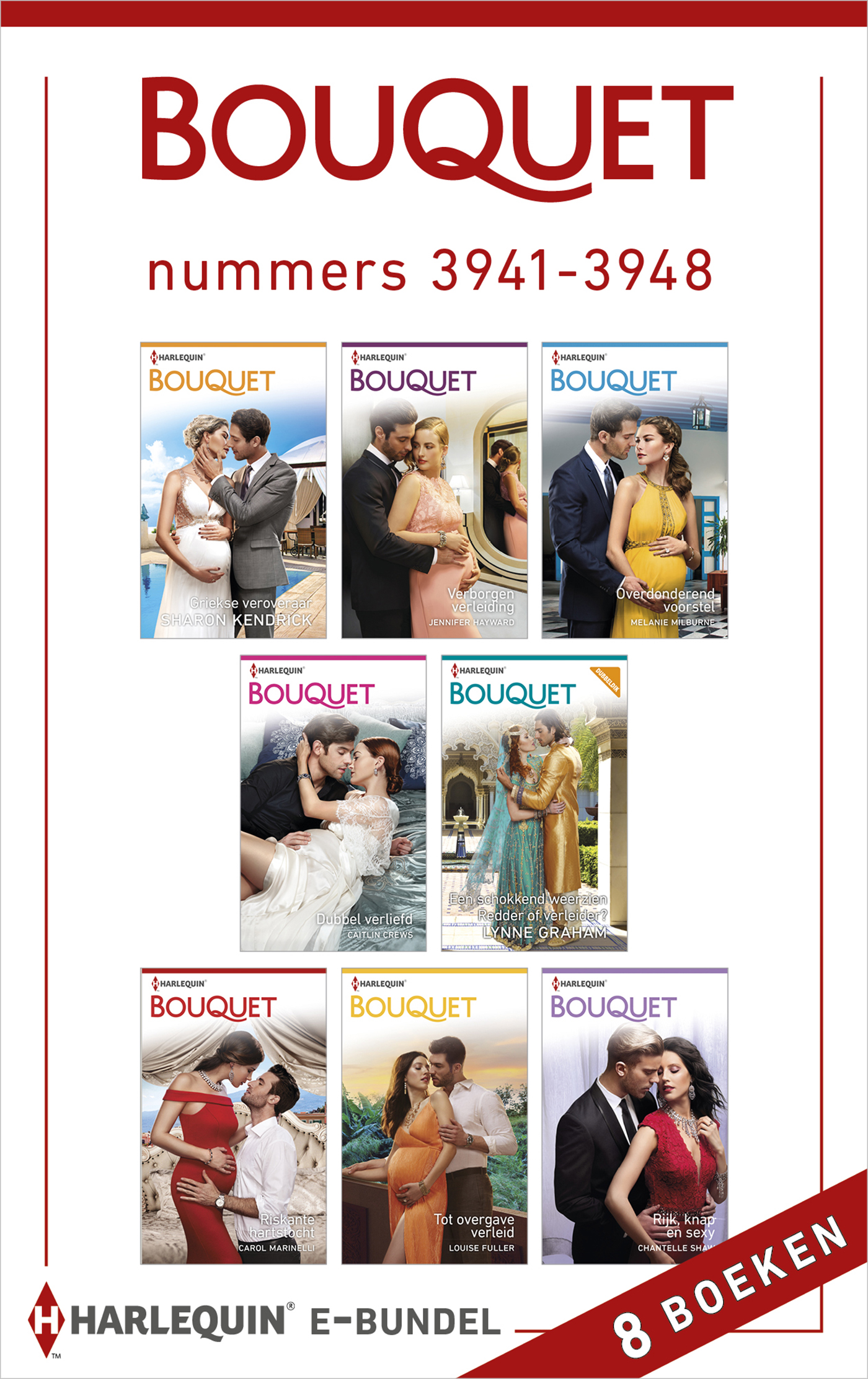 Omslag van Bouquet e-bundel nummers 3941 - 3948