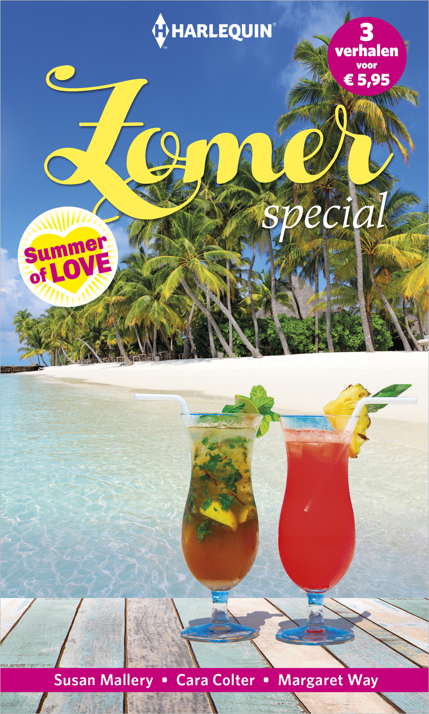 Omslag van Zomerspecial: Bestemming: liefde ; Zomerse verrassing ; Kus onder de palmen