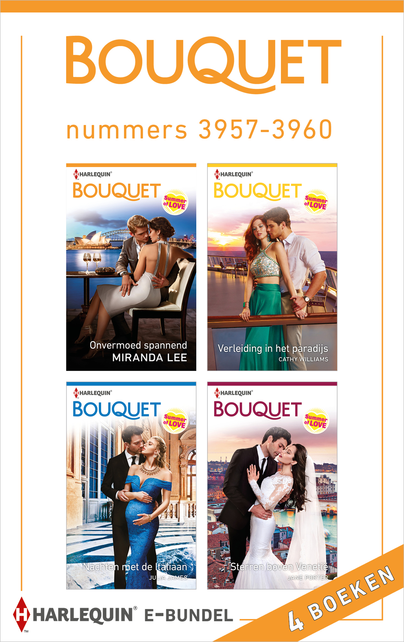 Omslag van Bouquet e-bundel nummers 3957 - 3960