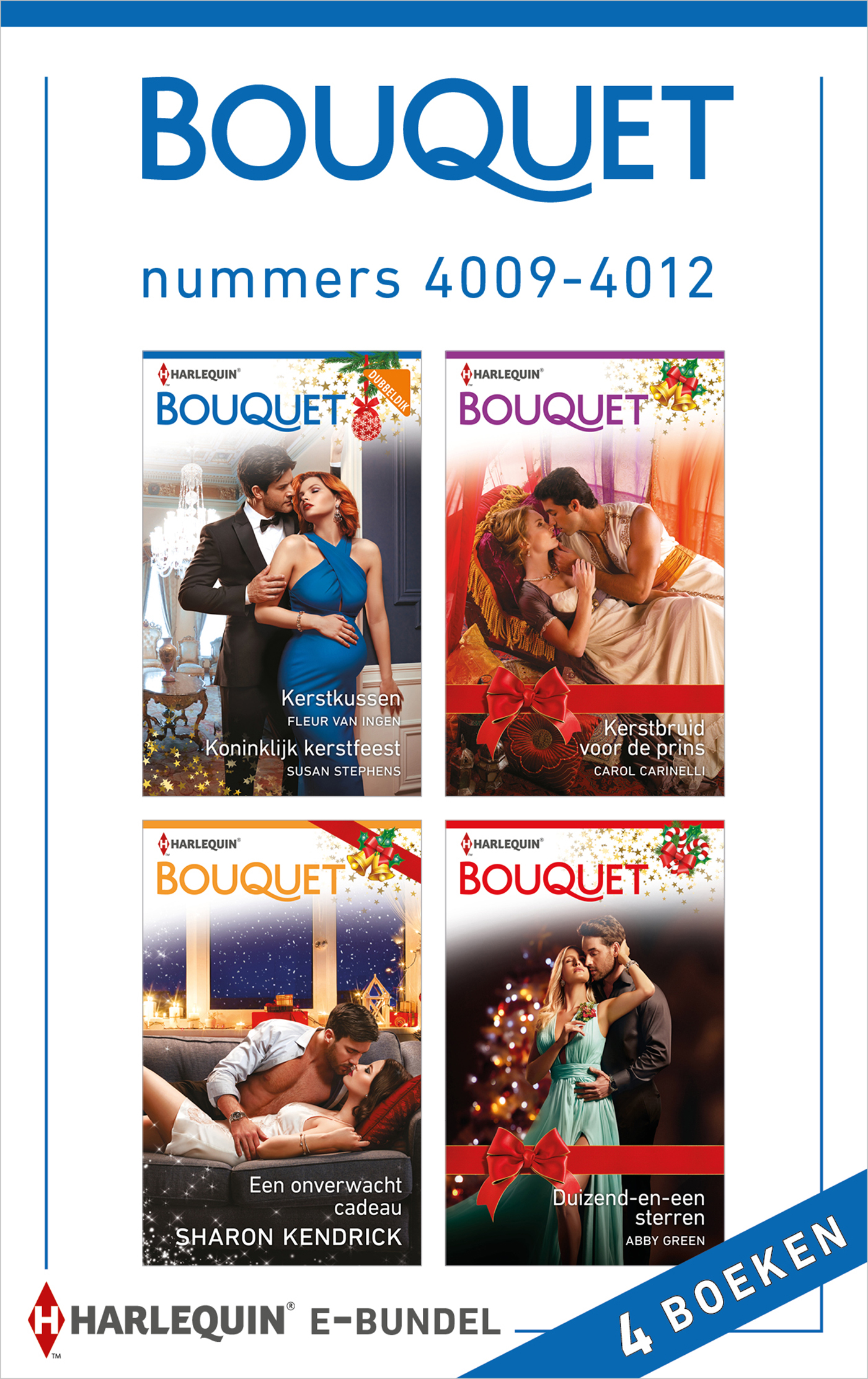 Omslag van Bouquet e-bundel nummers 4009 - 4012