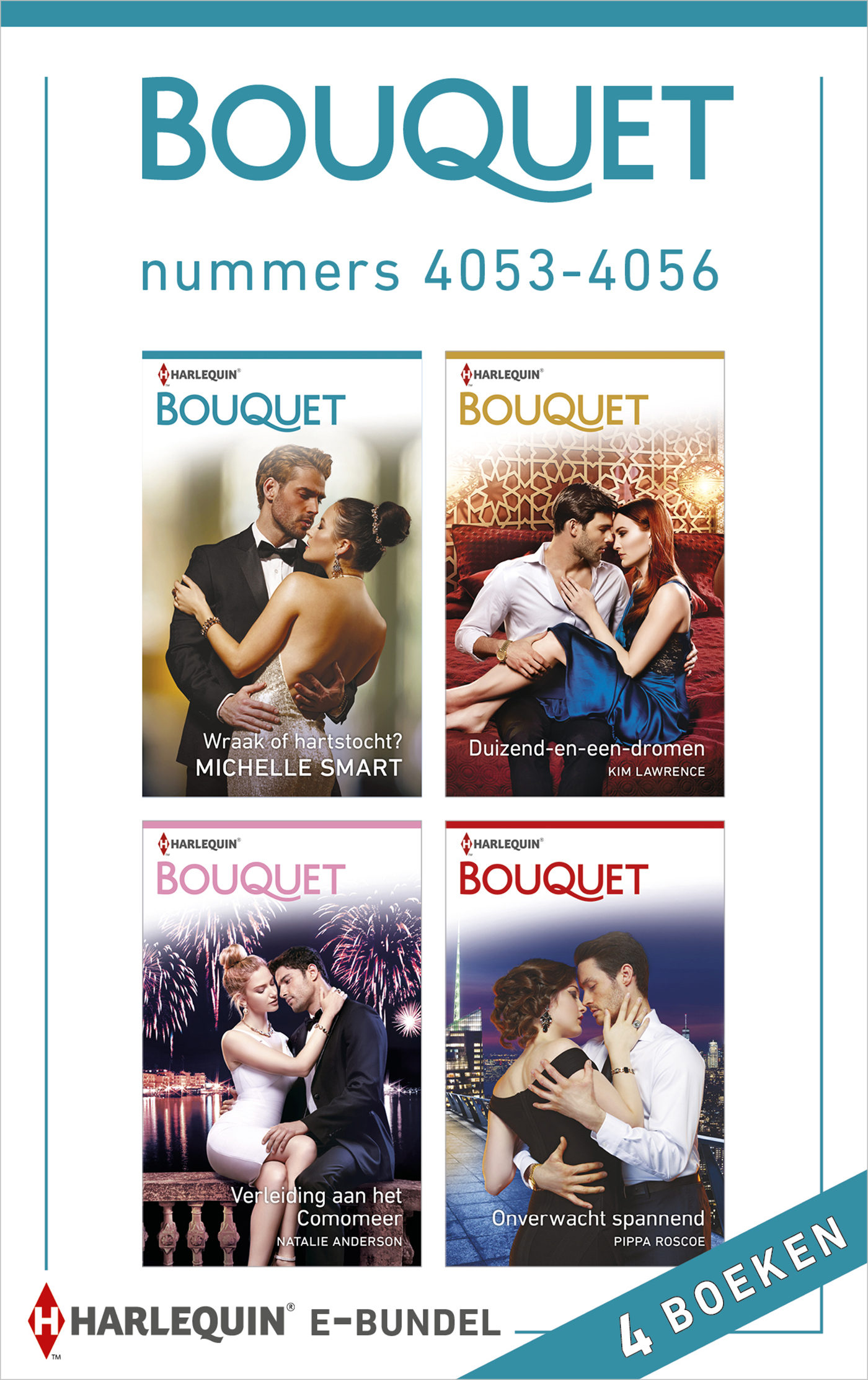 Omslag van Bouquet e-bundel nummers 4053 - 4056