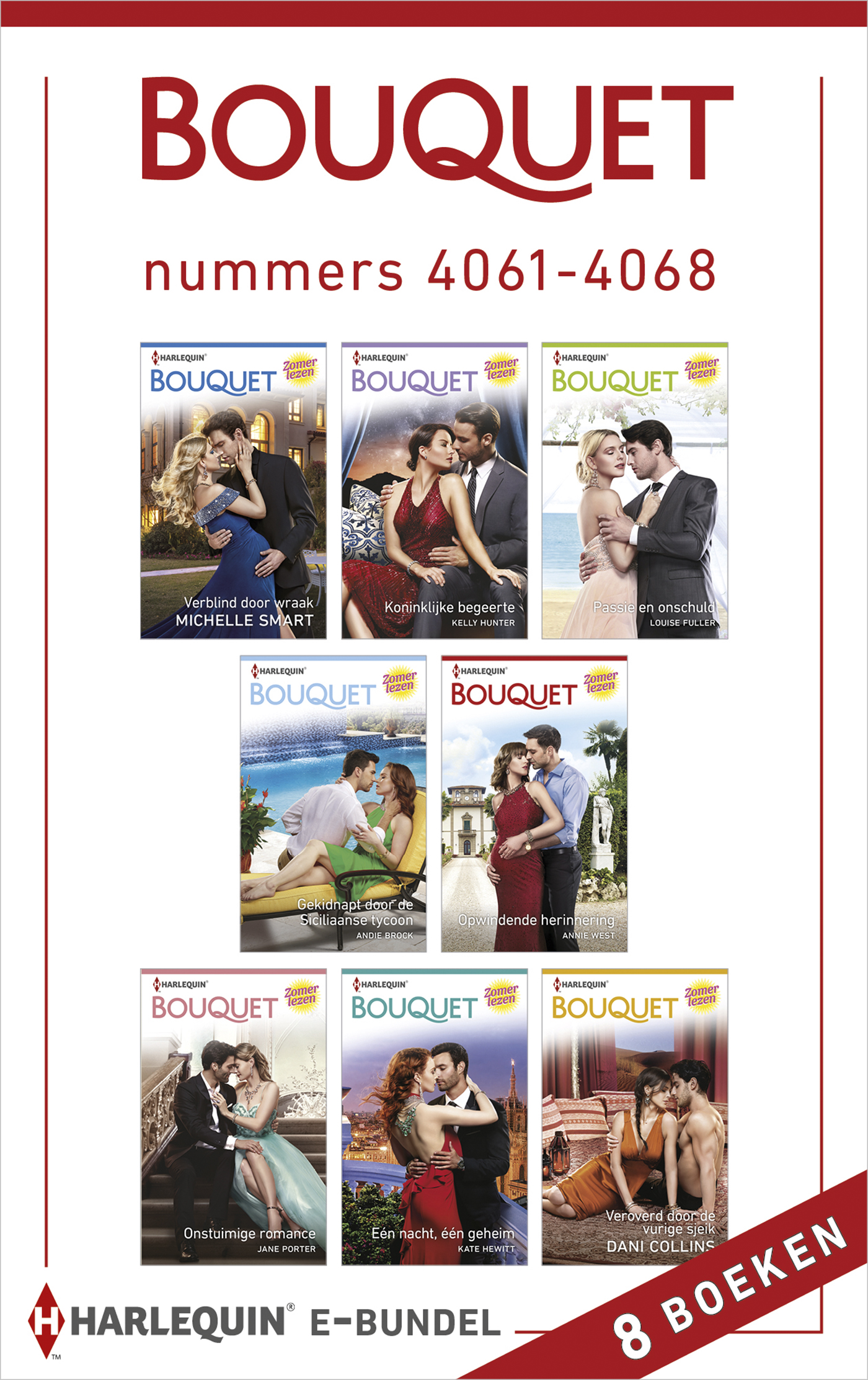 Omslag van Bouquet e-bundel nummers 4061 - 4068