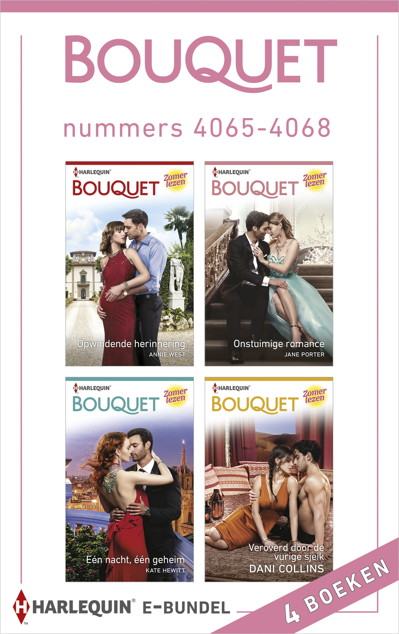 Omslag van Bouquet e-bundel nummers 4065 - 4068