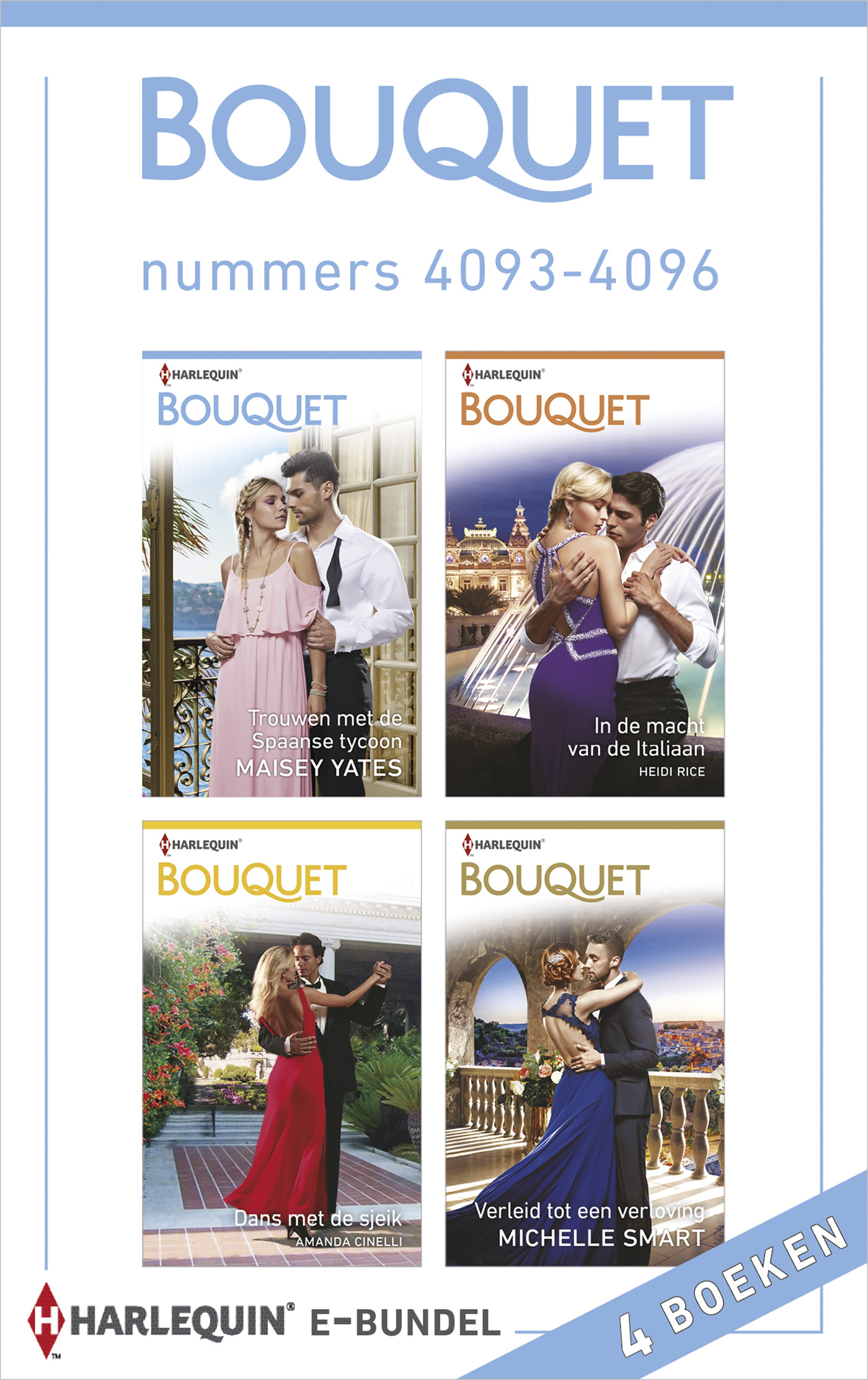 Omslag van Bouquet e-bundel nummers 4093 - 4096