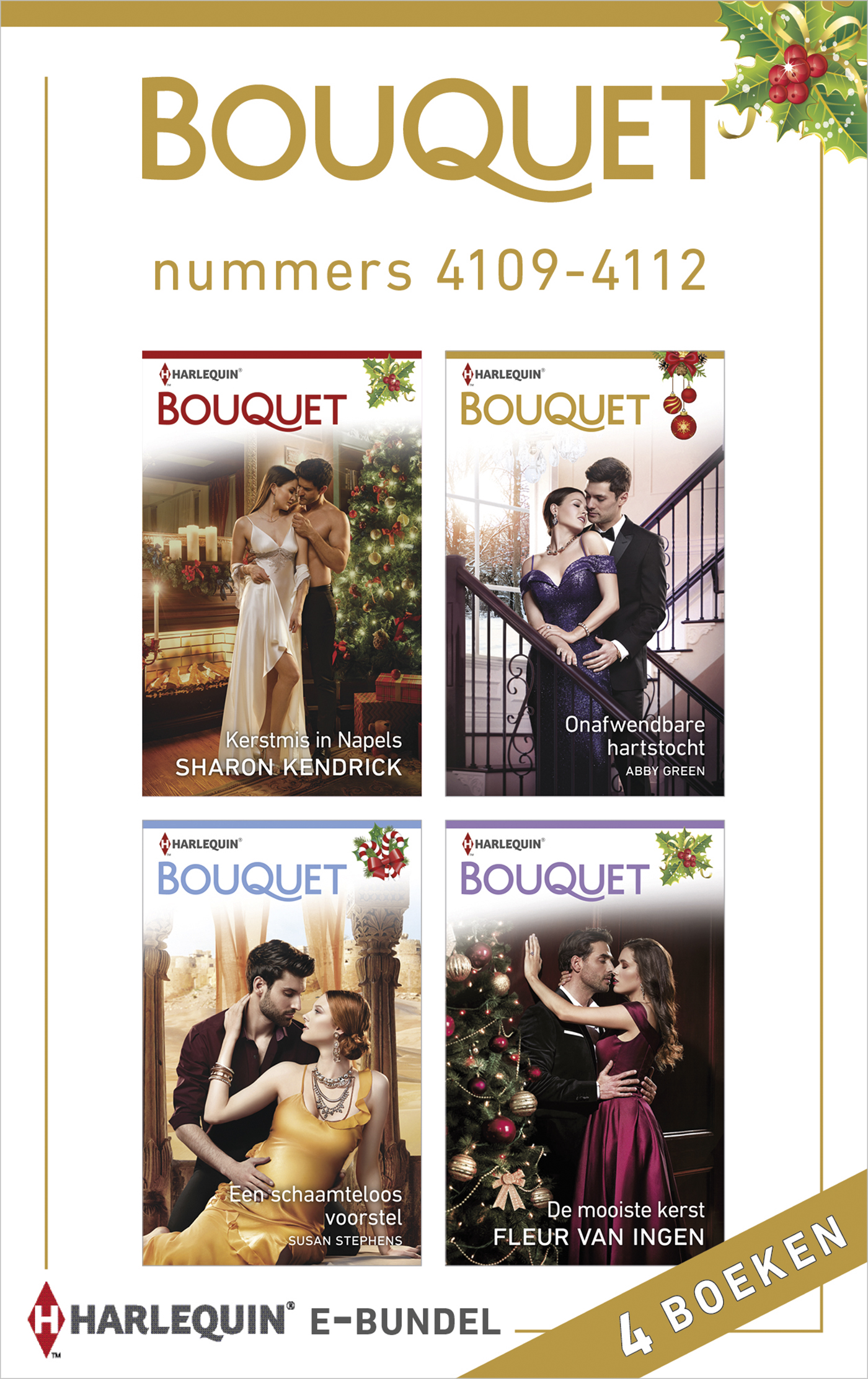 Omslag van Bouquet e-bundel nummers 4109 - 4112