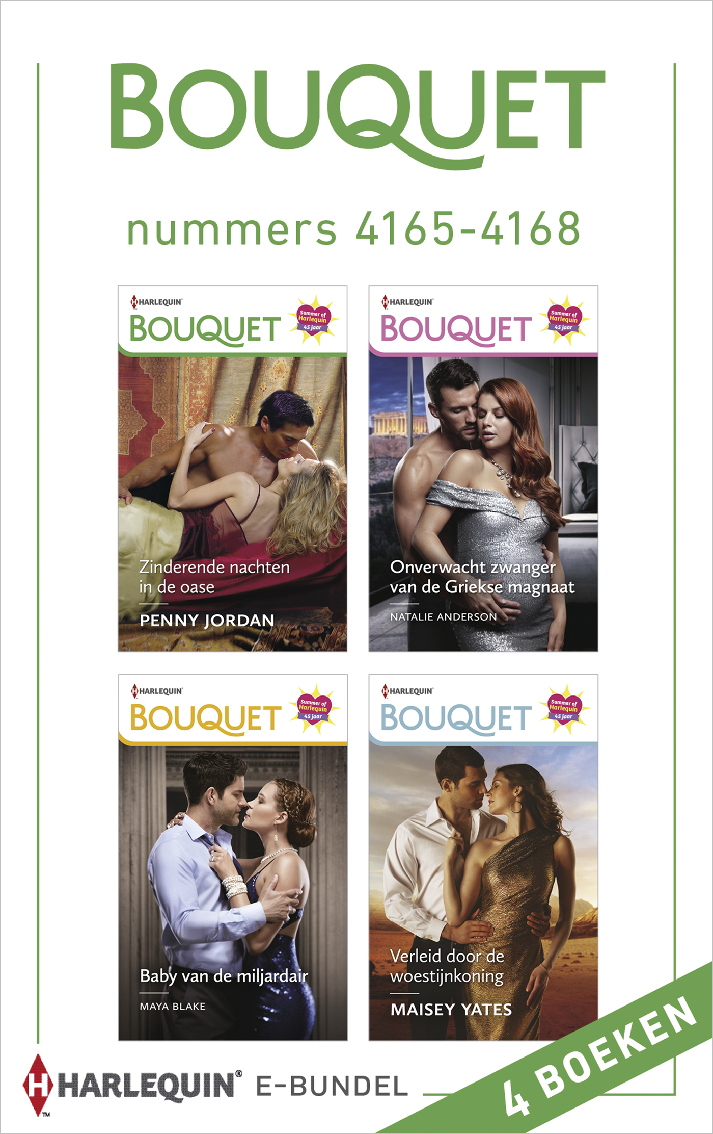 Omslag van Bouquet e-bundel nummers 4165 - 4168