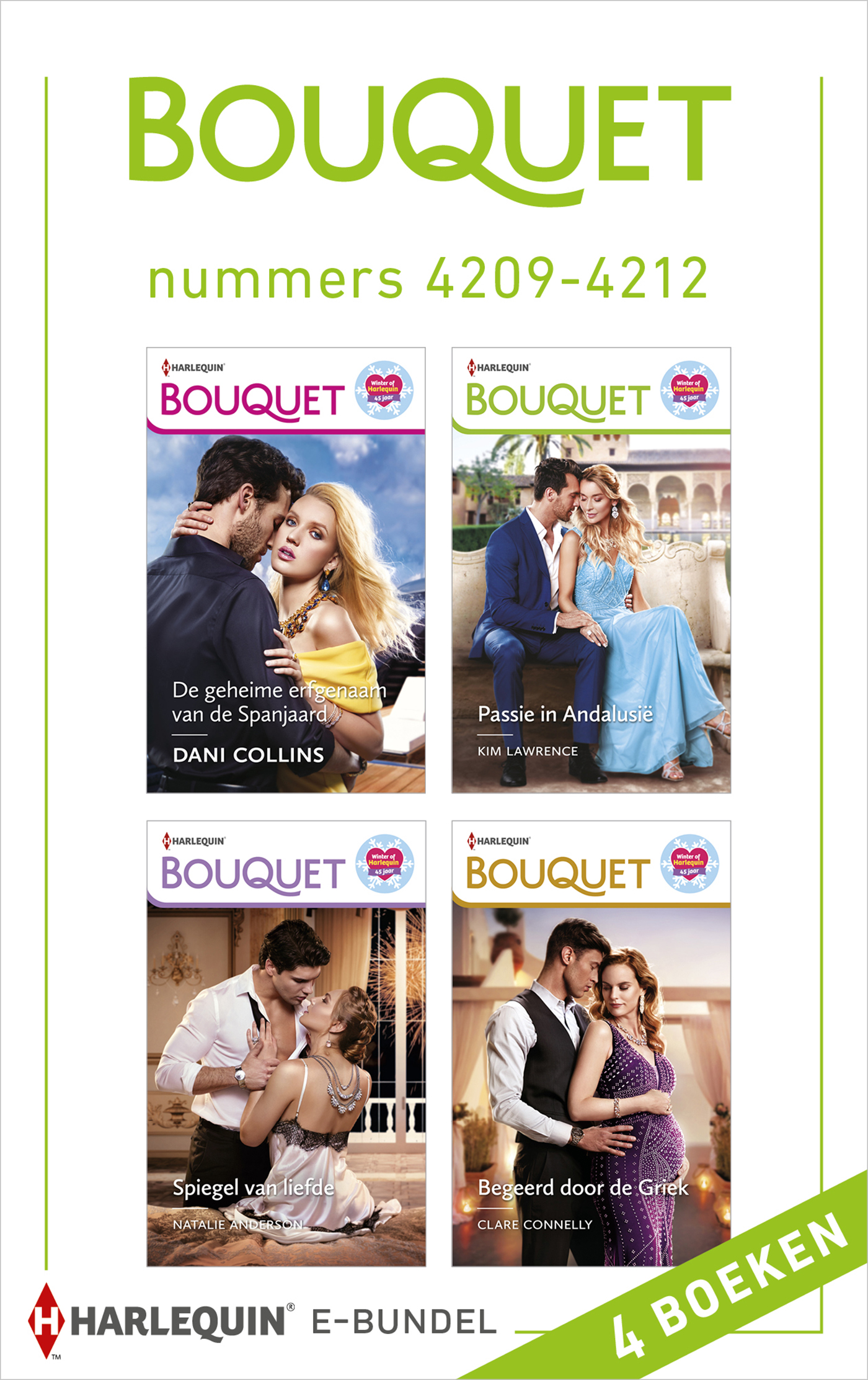 Omslag van Bouquet e-bundel nummers 4209 - 4212