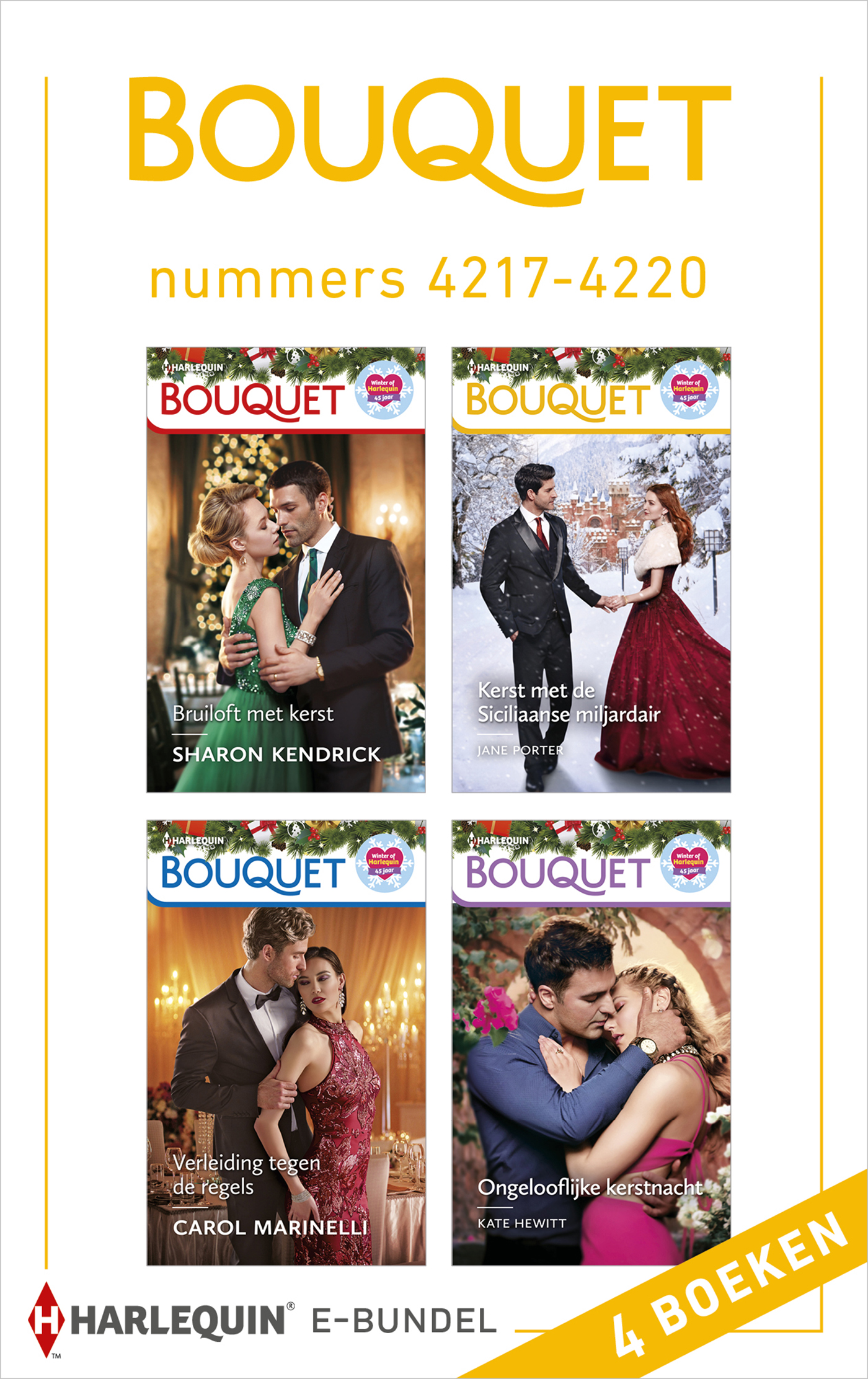 Omslag van Bouquet e-bundel nummers 4217 - 4220