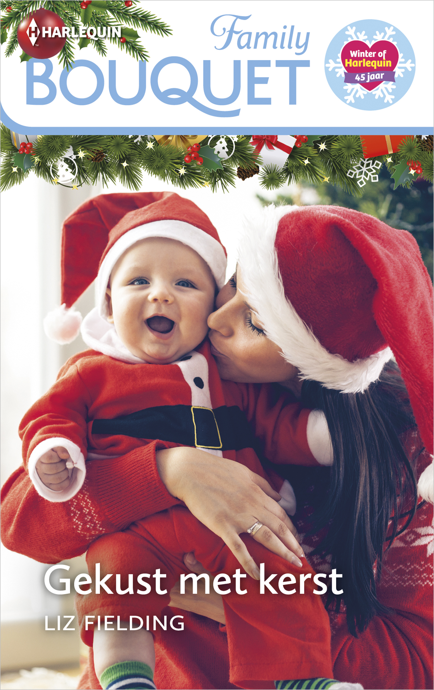 Omslag van Gekust met kerst