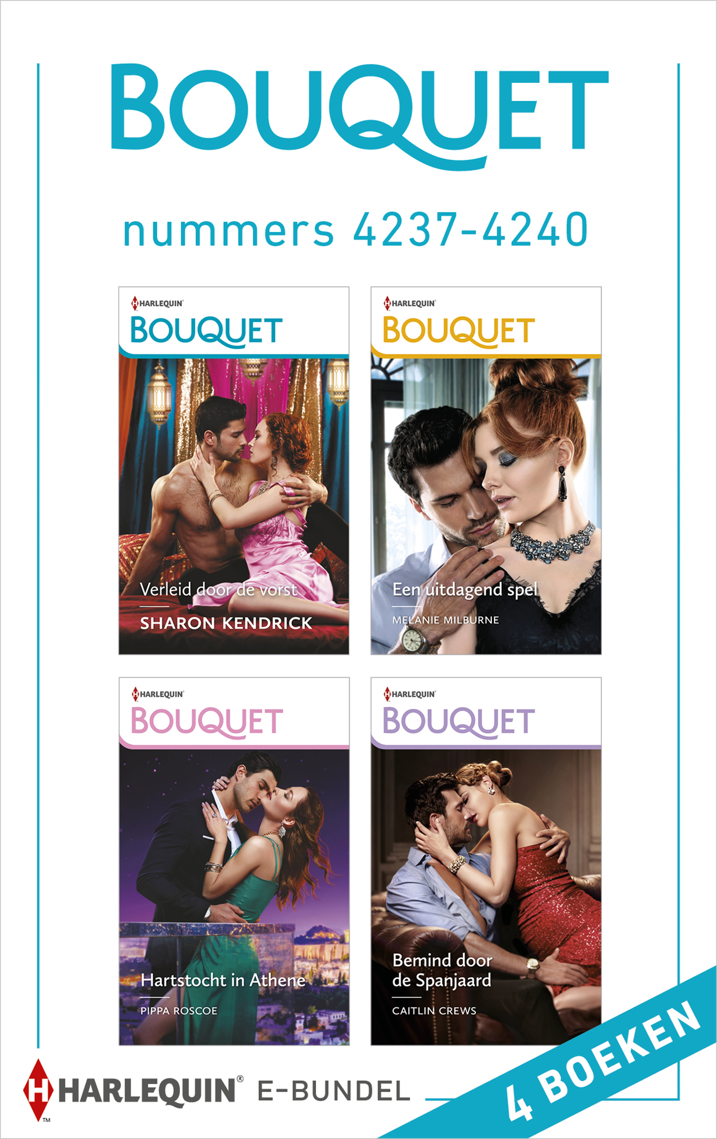 Omslag van Bouquet e-bundel nummers 4237 - 4240