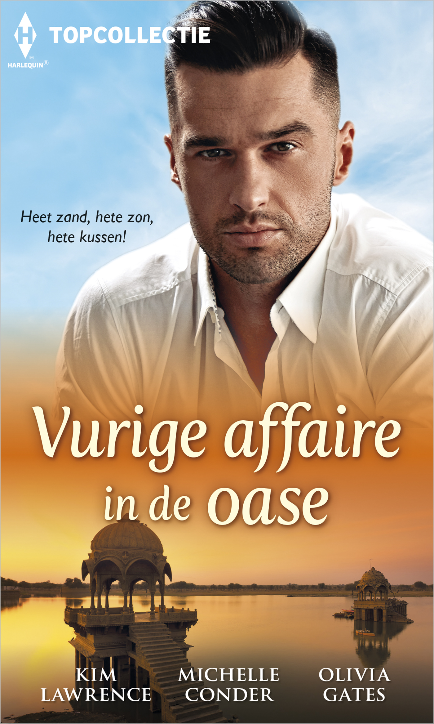 Omslag van Vurige affaire in de oase