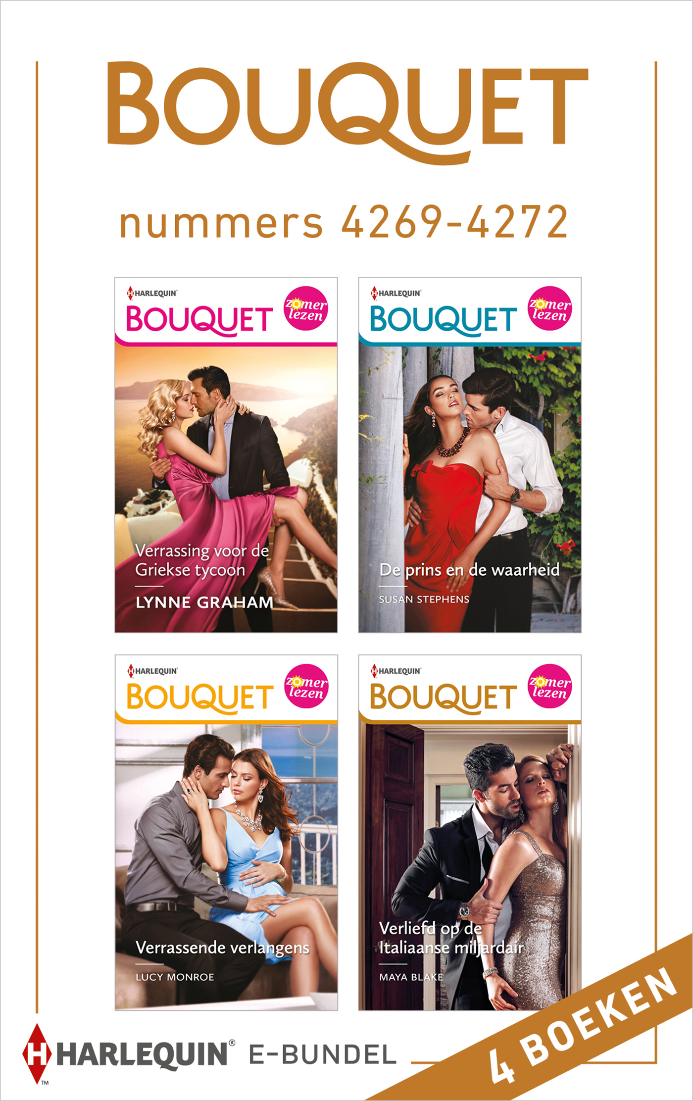 Omslag van Bouquet e-bundel nummers 4269 - 4272