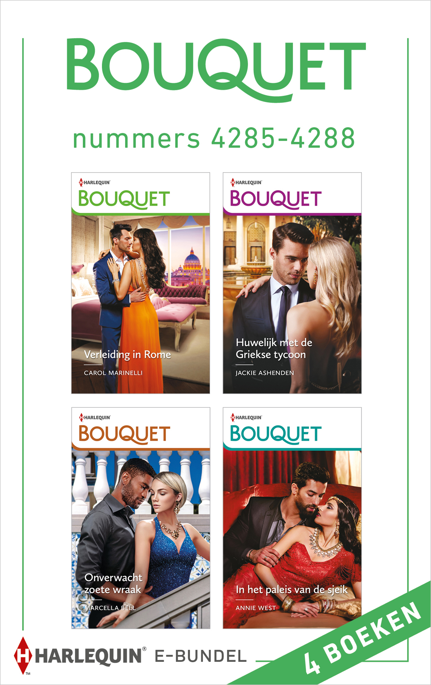 Omslag van Bouquet e-bundel nummers 4285 - 4288