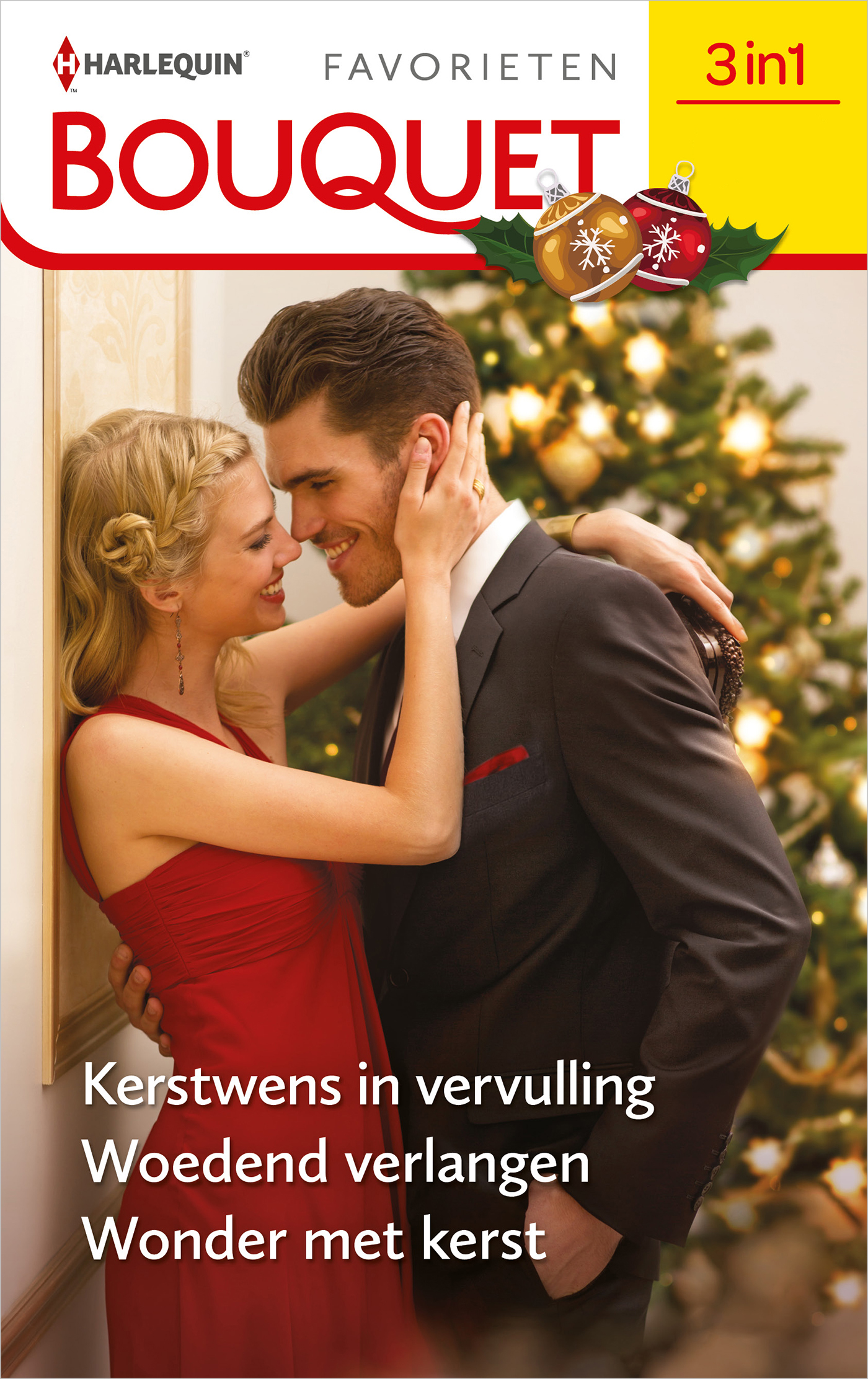 Omslag van Kerstwens in vervulling / Woedend verlangen / Wonder met kerst