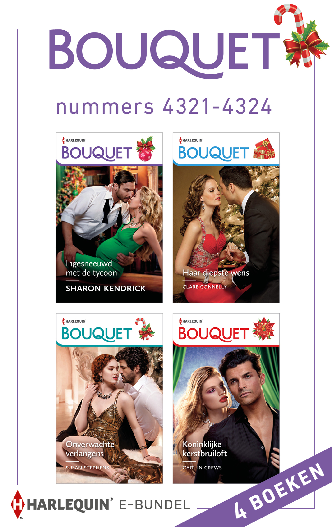 Omslag van Bouquet e-bundel nummers 4321 - 4324