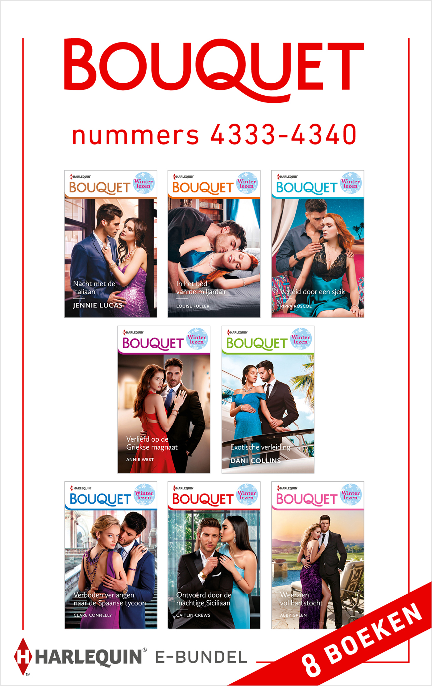 Omslag van Bouquet e-bundel nummers 4333 - 4340
