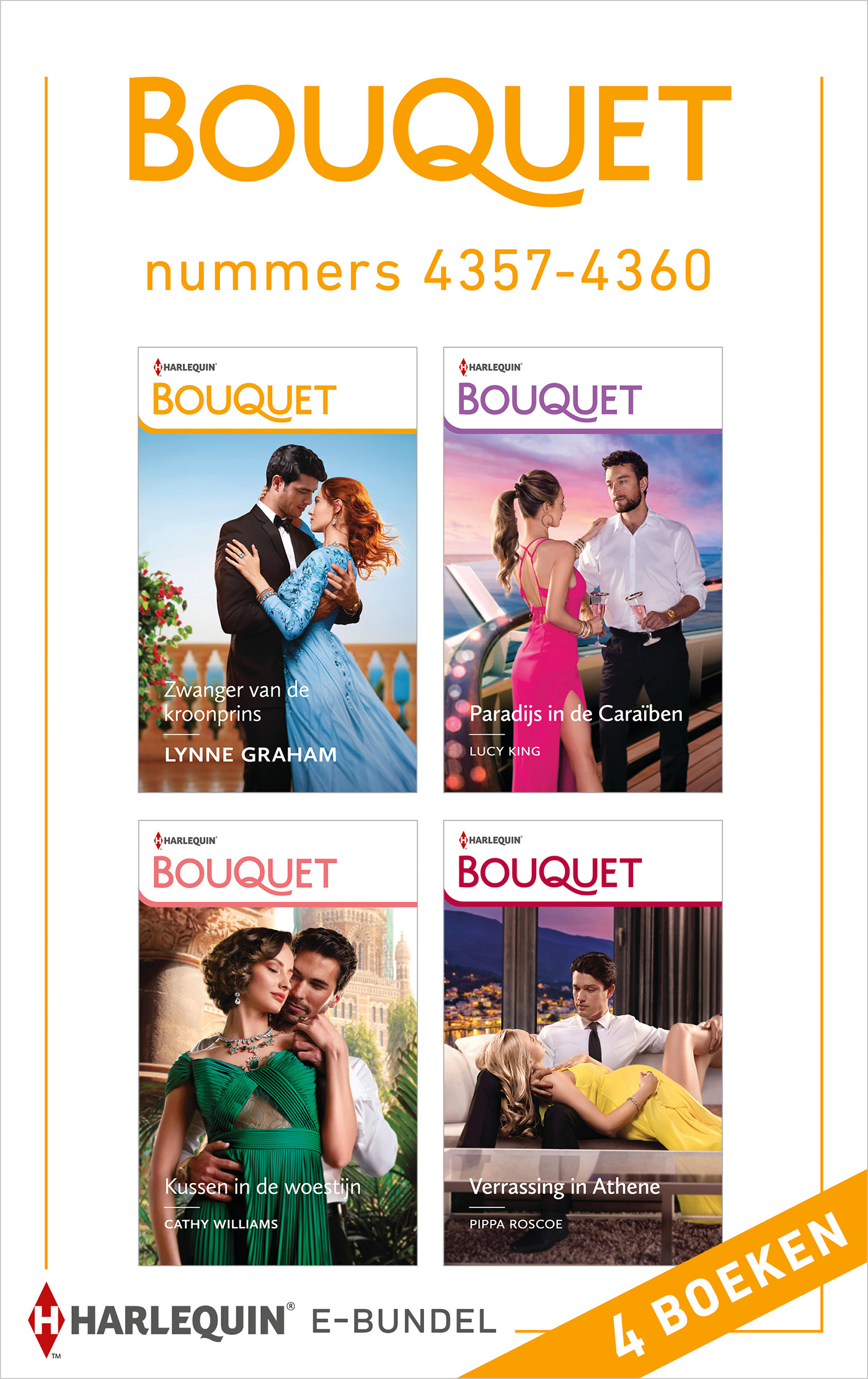 Omslag van Bouquet e-bundel nummers 4357 - 4360
