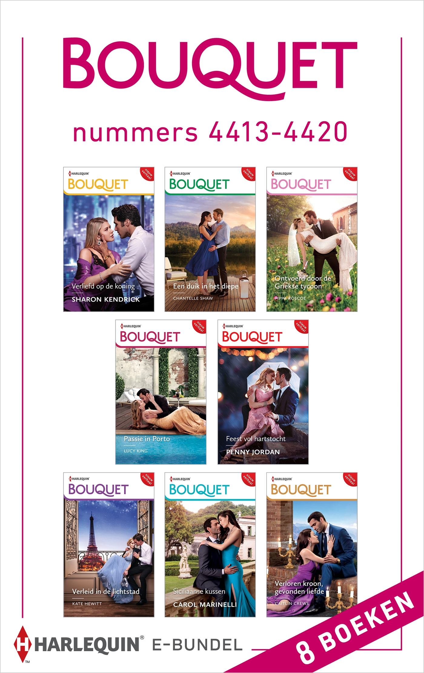 Omslag van Bouquet e-bundel nummers 4413 - 4420