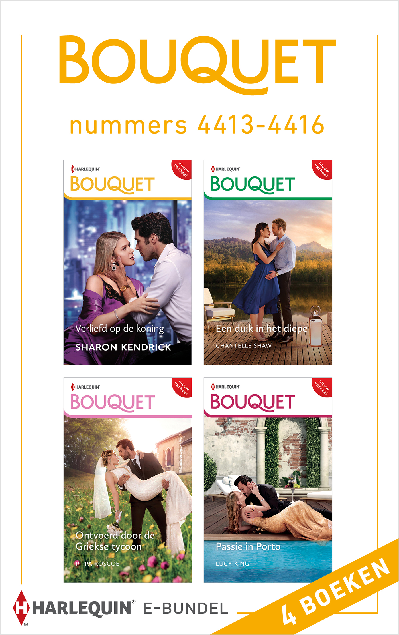 Omslag van Bouquet e-bundel nummers 4413 - 4416
