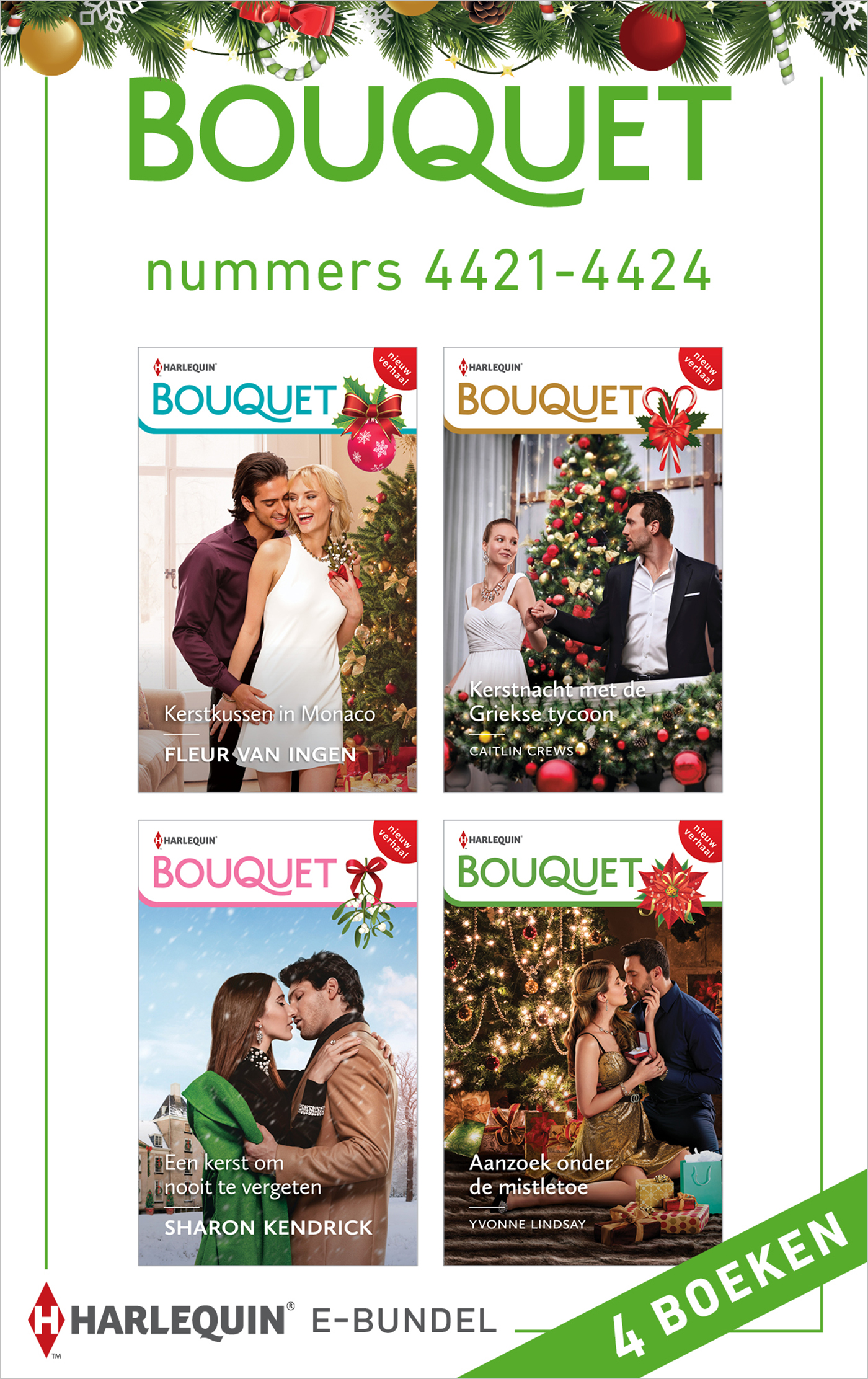 Omslag van Bouquet e-bundel nummers 4421 - 4424