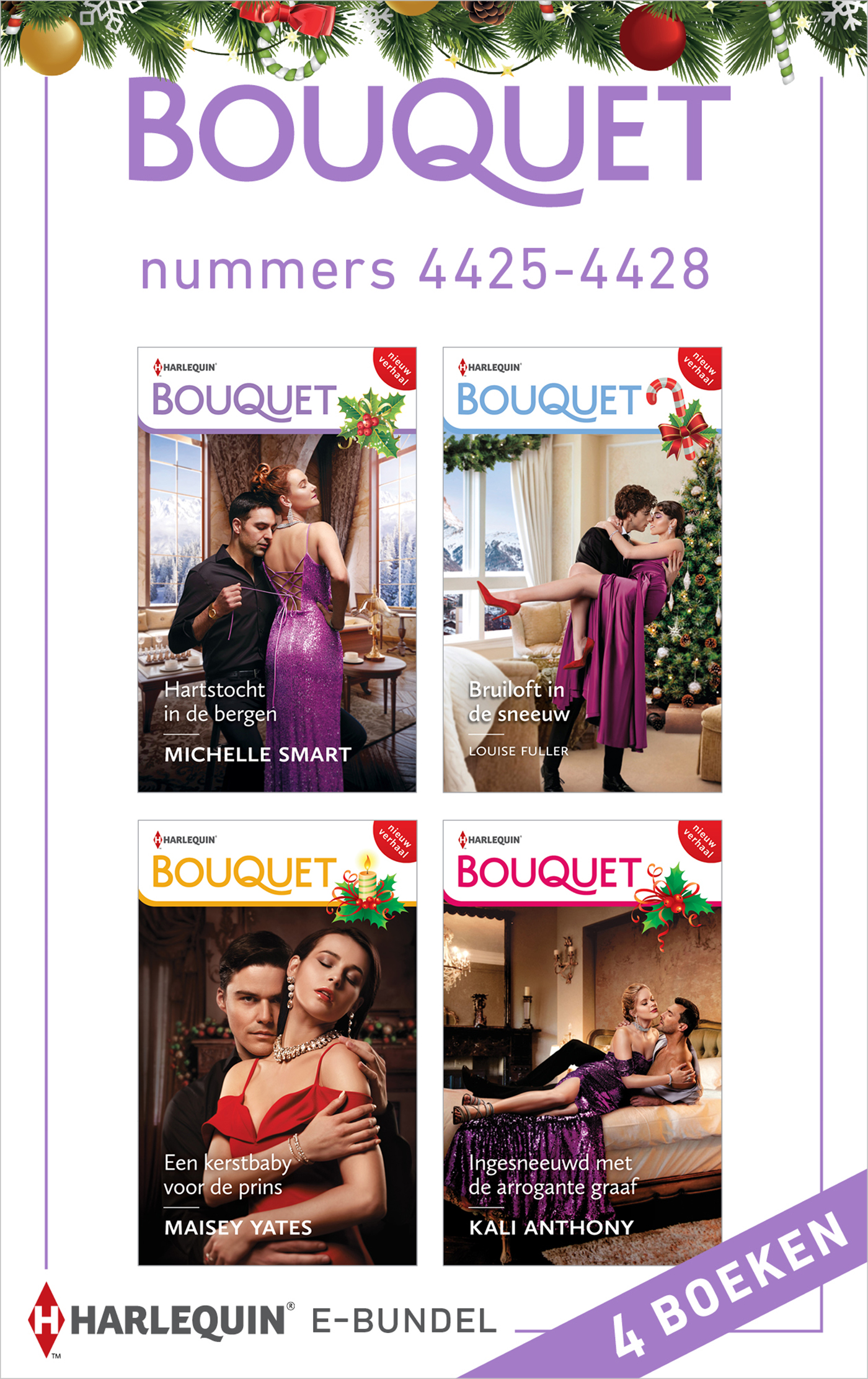 Omslag van Bouquet e-bundel nummers 4425 - 4428