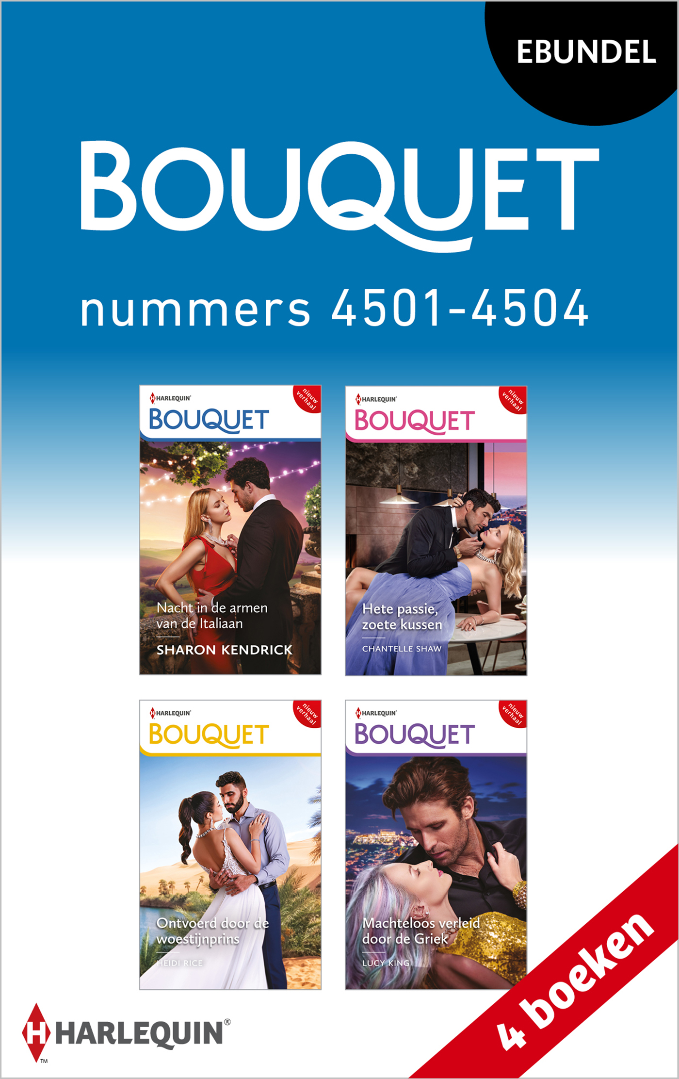 Omslag van Bouquet e-bundel nummers 4501 - 4504