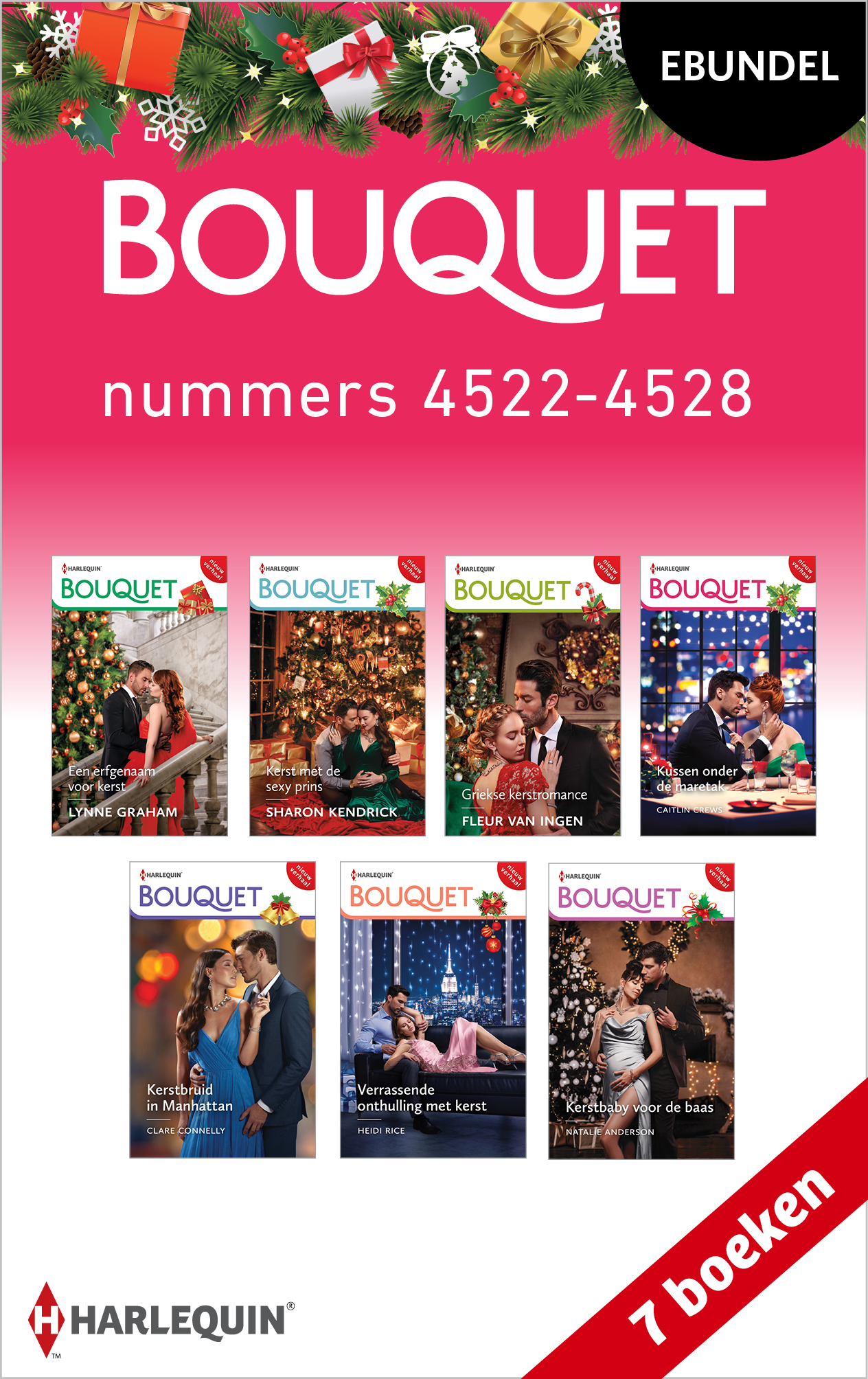 Omslag van Bouquet e-bundel nummers 4522 - 4528