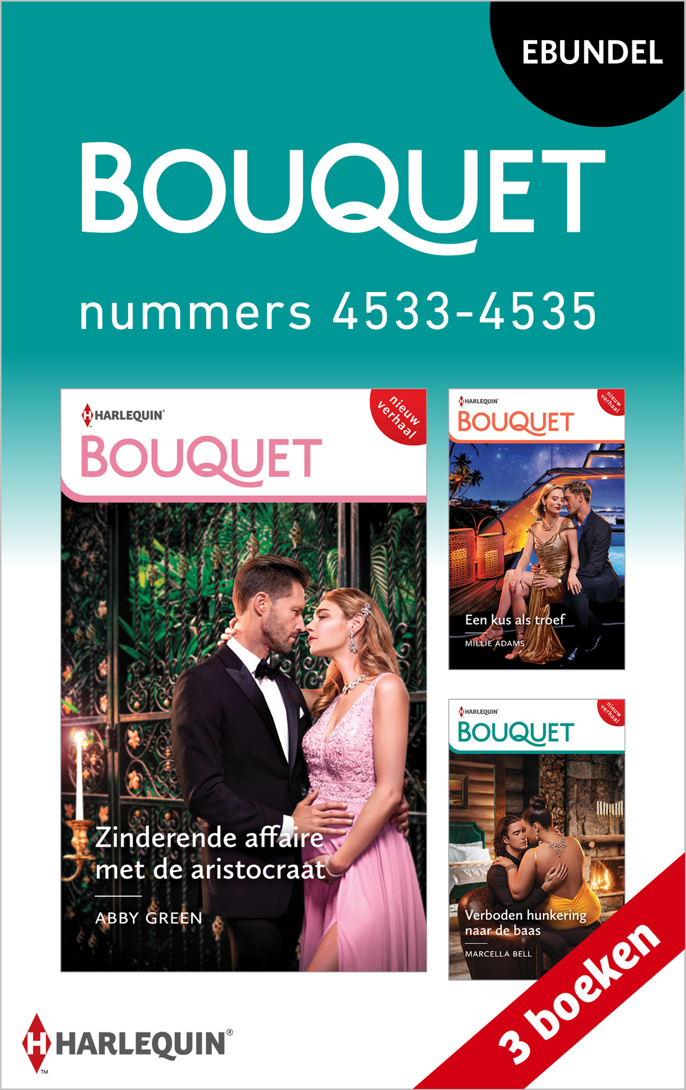Omslag van Bouquet e-bundel nummers 4533 - 4535