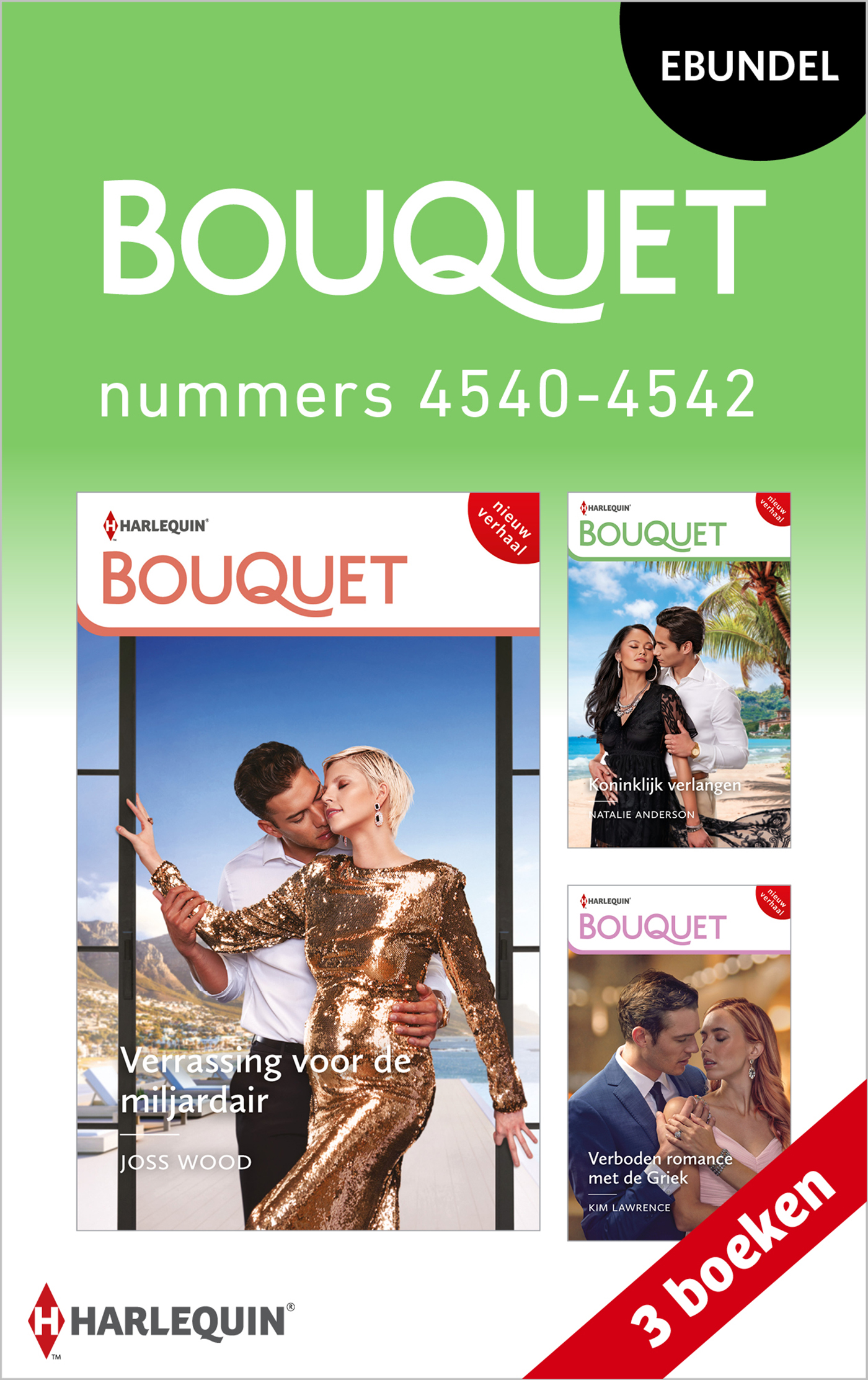 Omslag van Bouquet e-bundel nummers 4540 - 4542