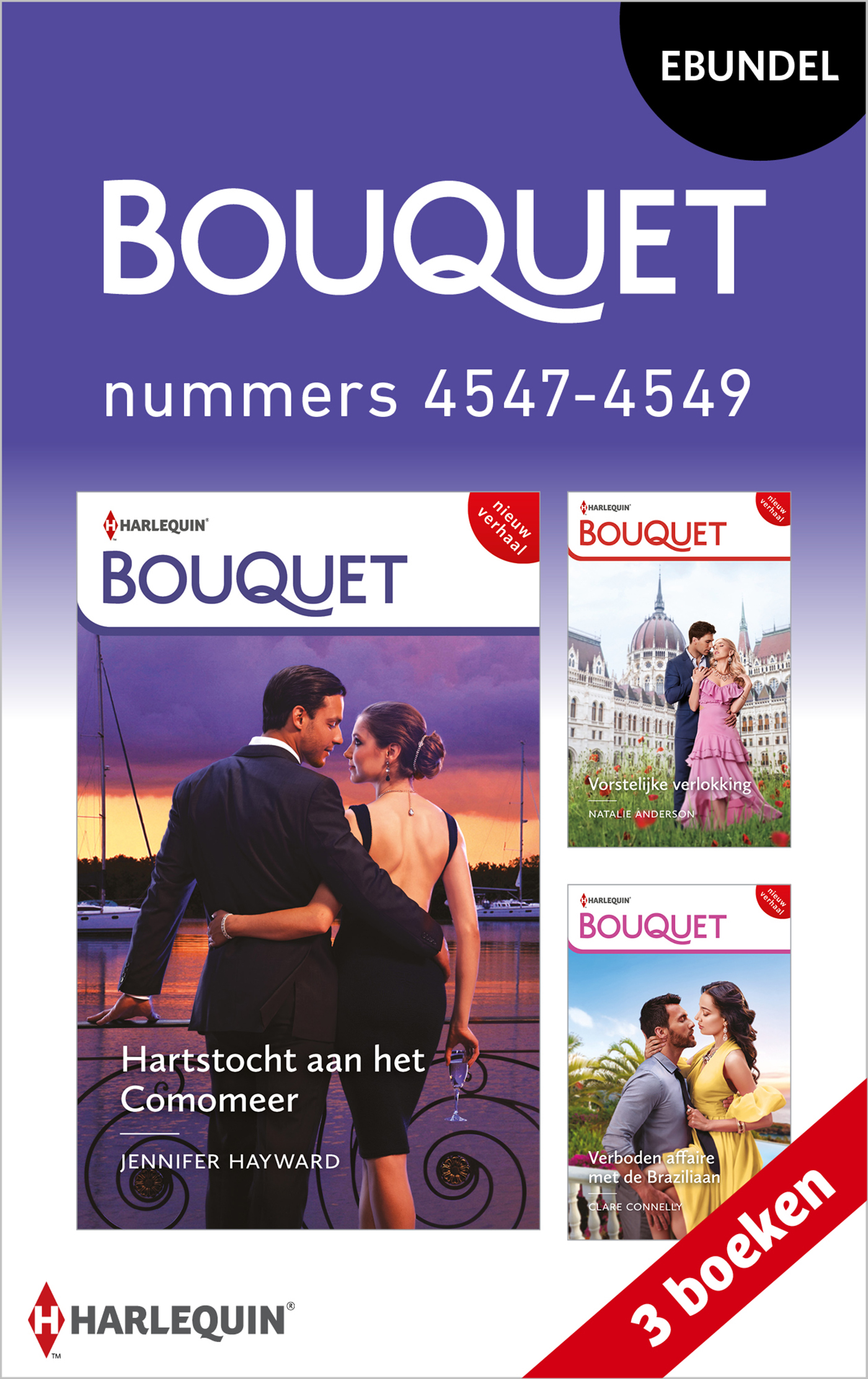 Omslag van Bouquet e-bundel nummers 4547 - 4549