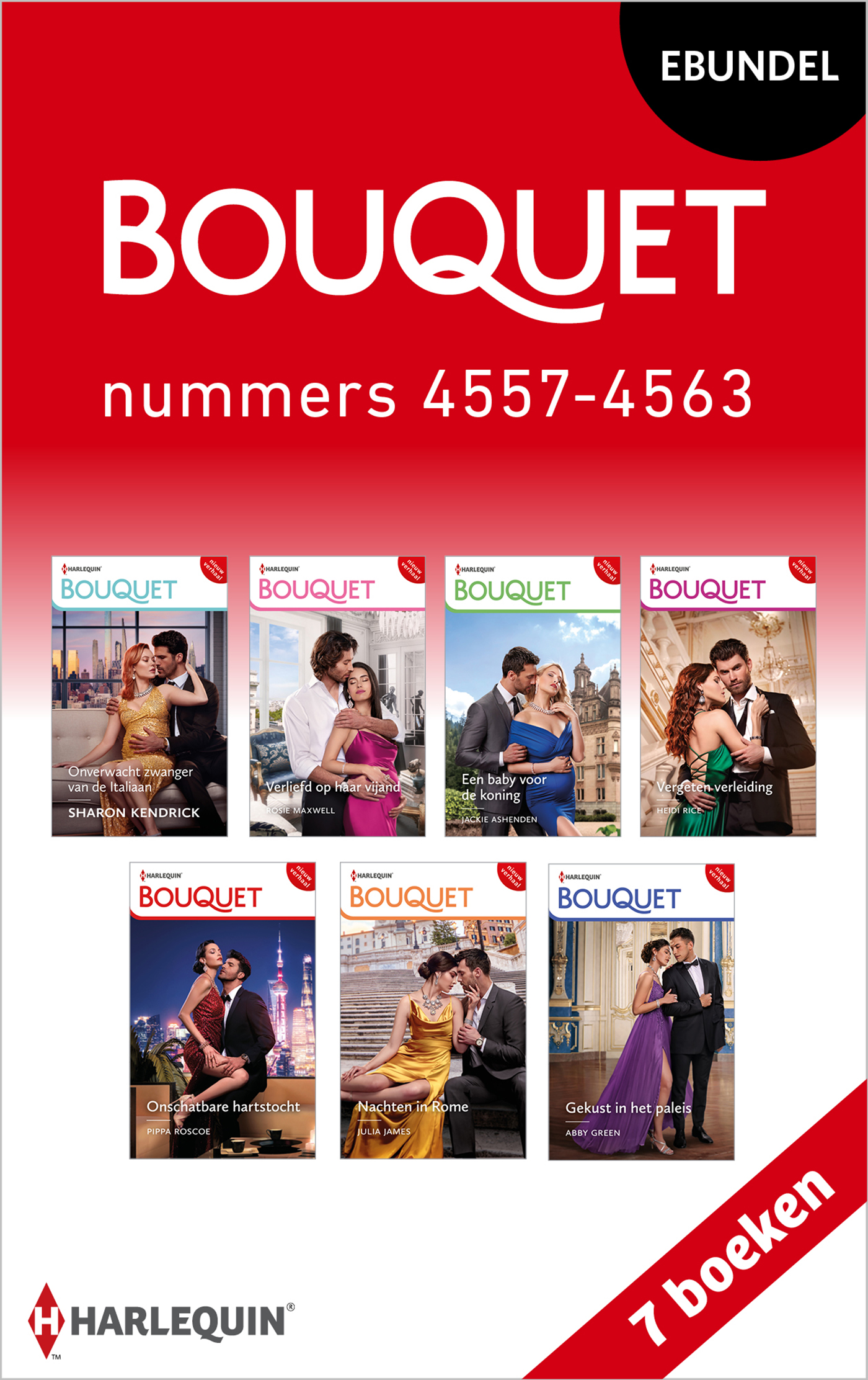 Omslag van Bouquet e-bundel nummers 4557 - 4563