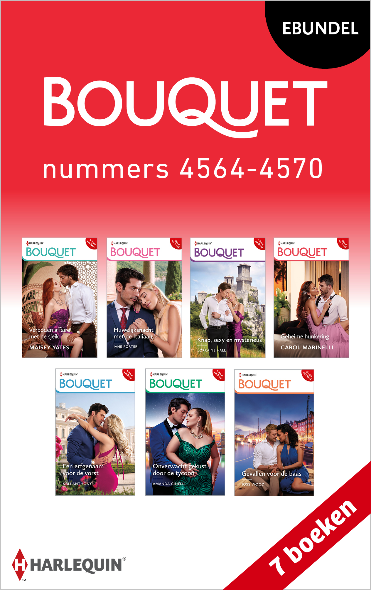 Omslag van Bouquet e-bundel nummers 4564 - 4570