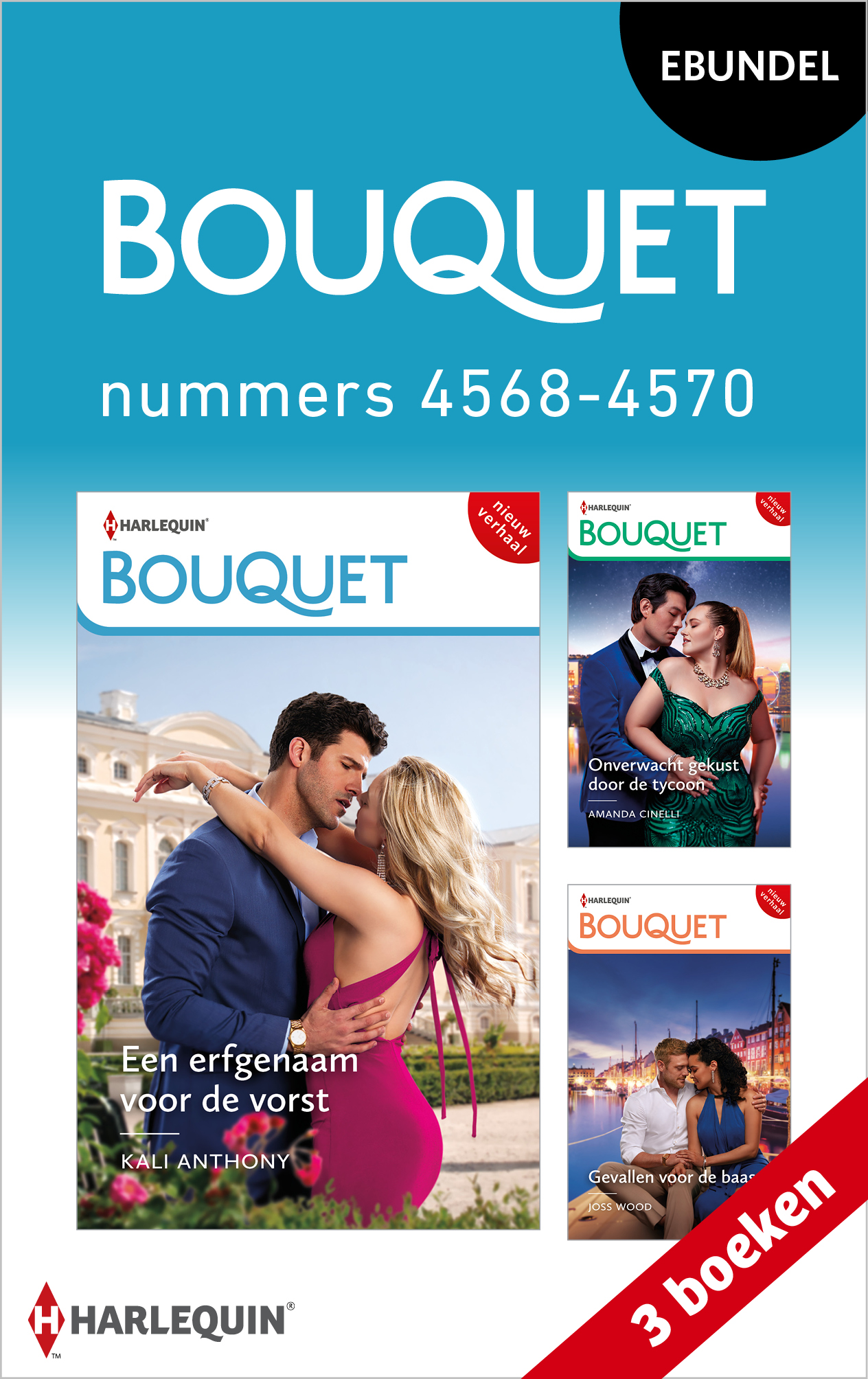 Omslag van Bouquet e-bundel nummers 4568 - 4570