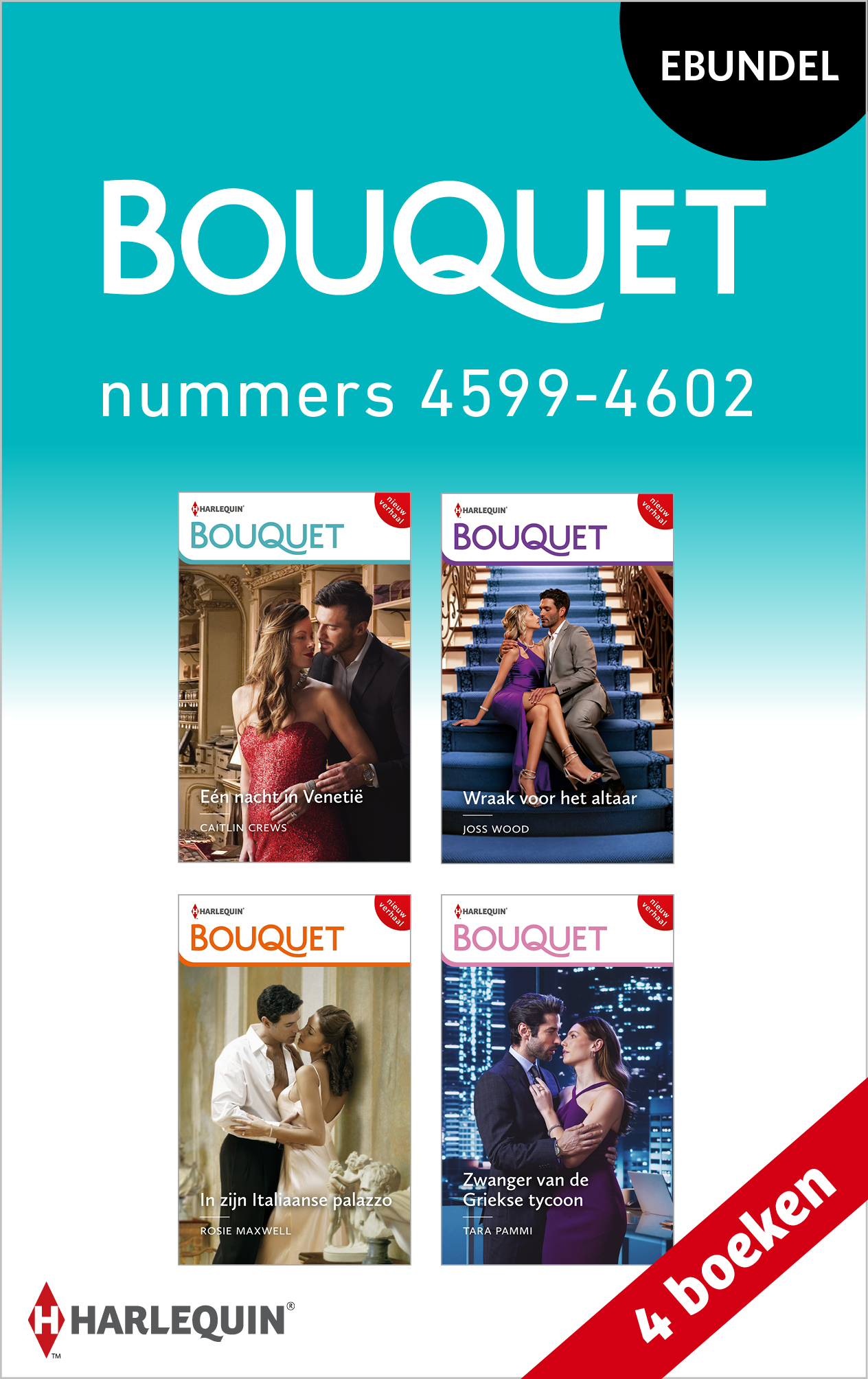 Omslag van Bouquet e-bundel nummers 4599 - 4602