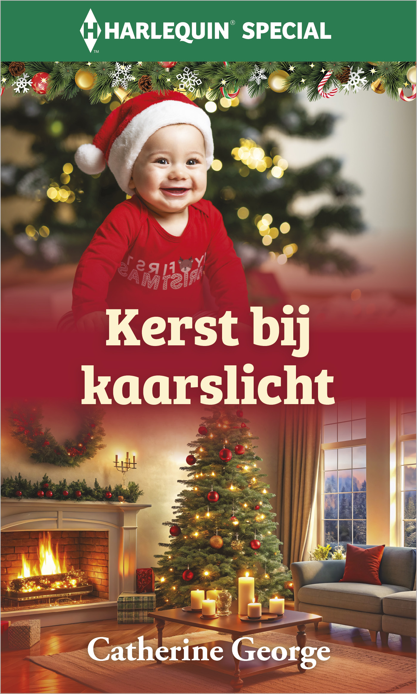 Omslag van Kerst bij kaarslicht