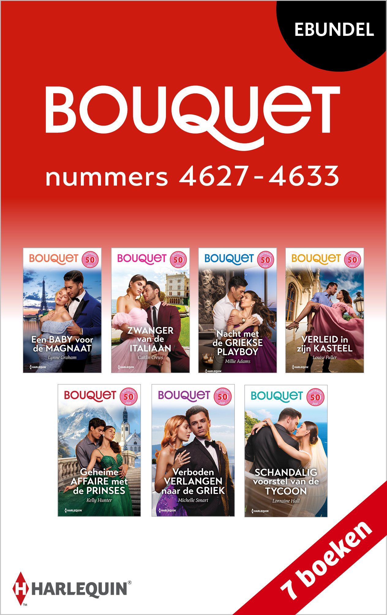 Omslag van Bouquet e-bundel nummers 4627 - 4633