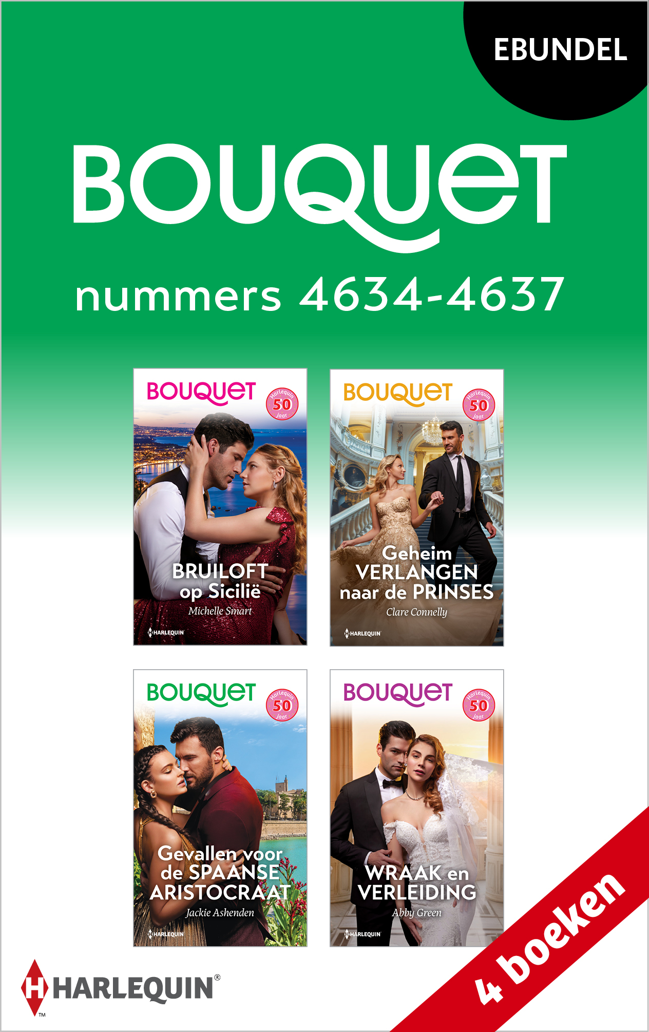 Omslag van Bouquet e-bundel nummers 4634 - 4637