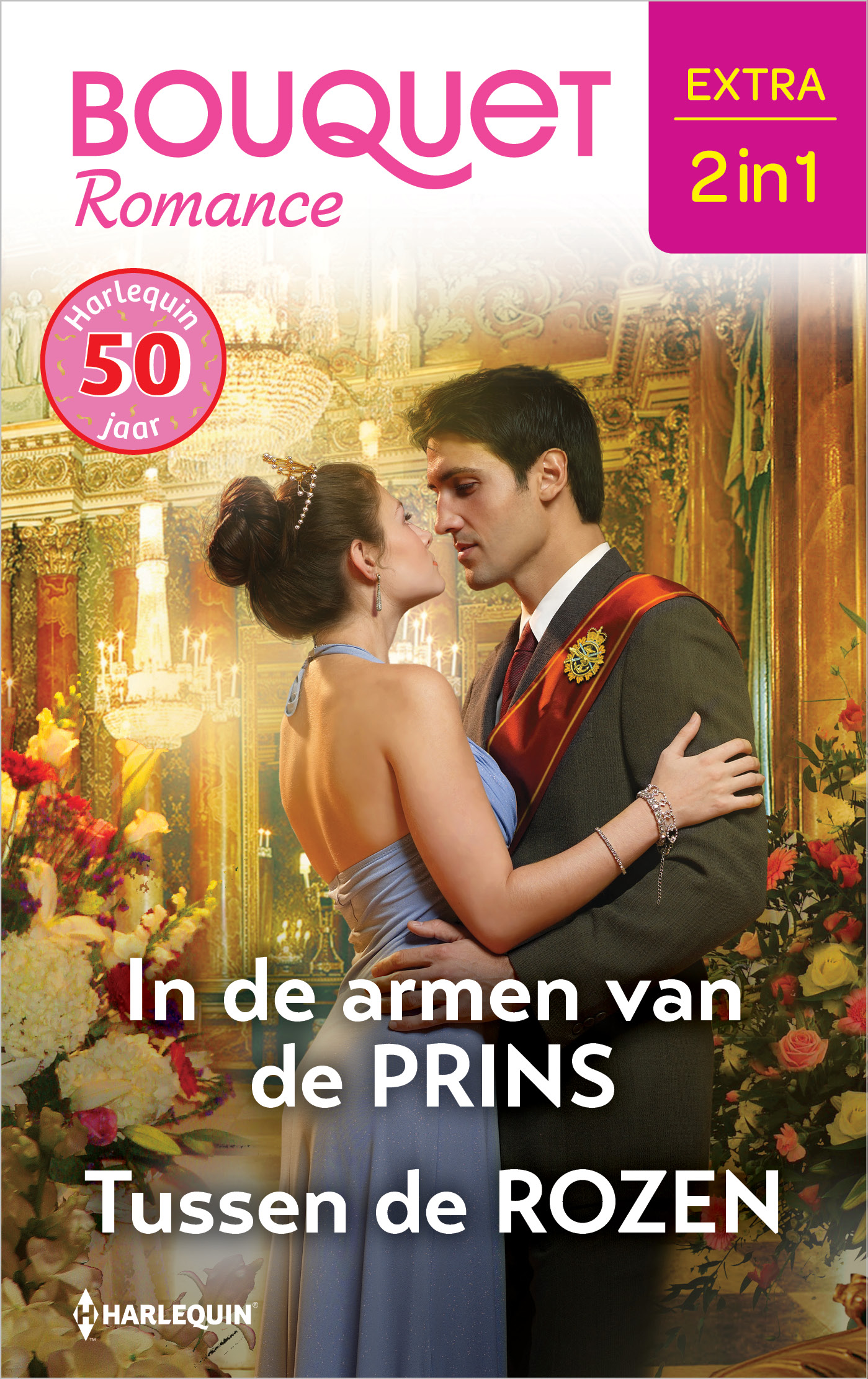Omslag van In de armen van de prins / Tussen de rozen